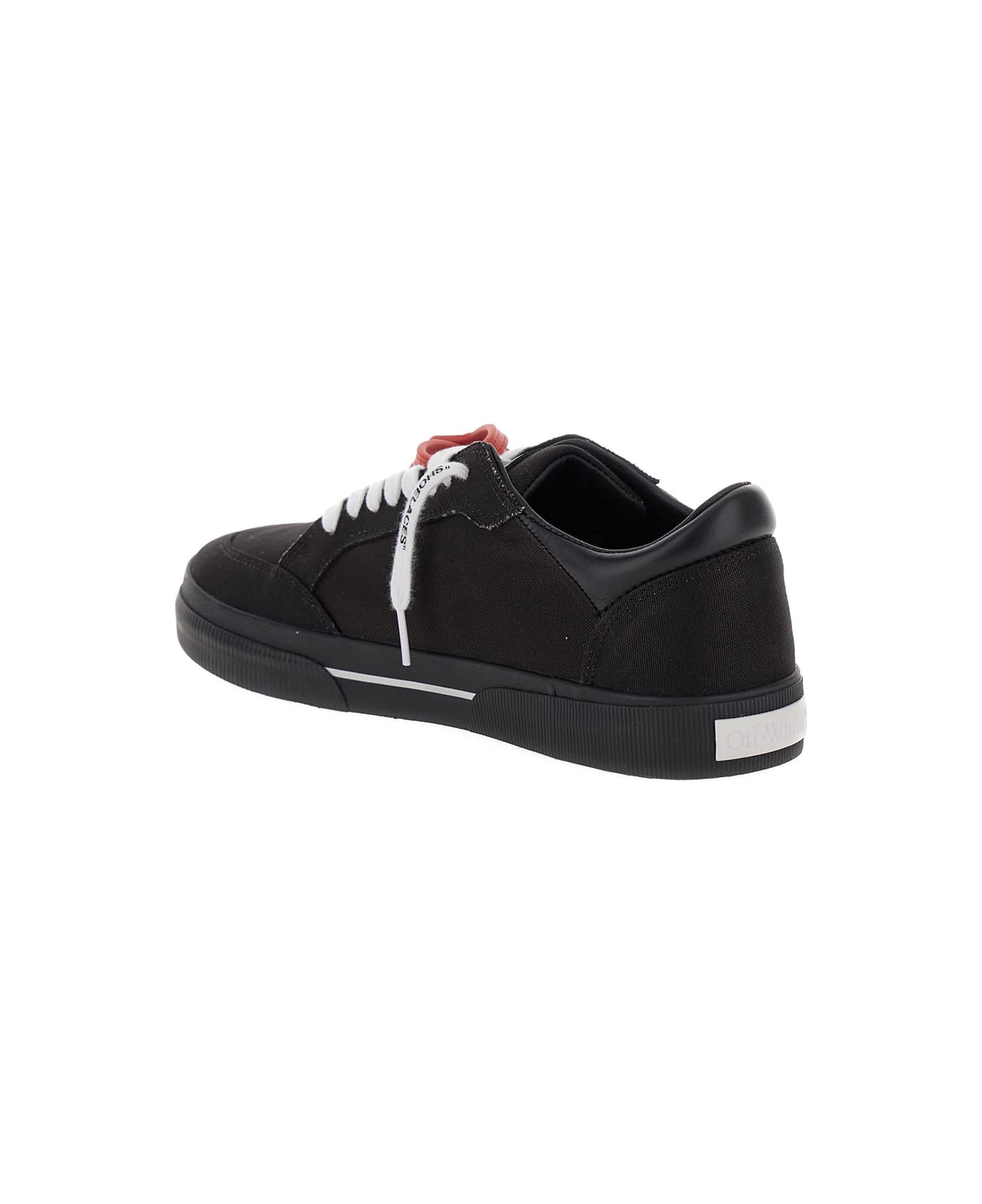 Off-White New Low Vulcanized Canvas Black - White - Black