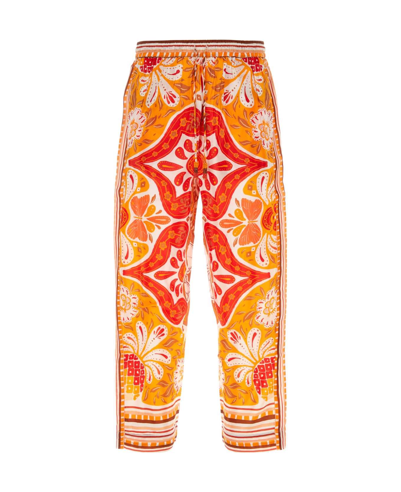 Farm Rio Printed Viscose Pant - WONDERFULSCARFOFFWHITE