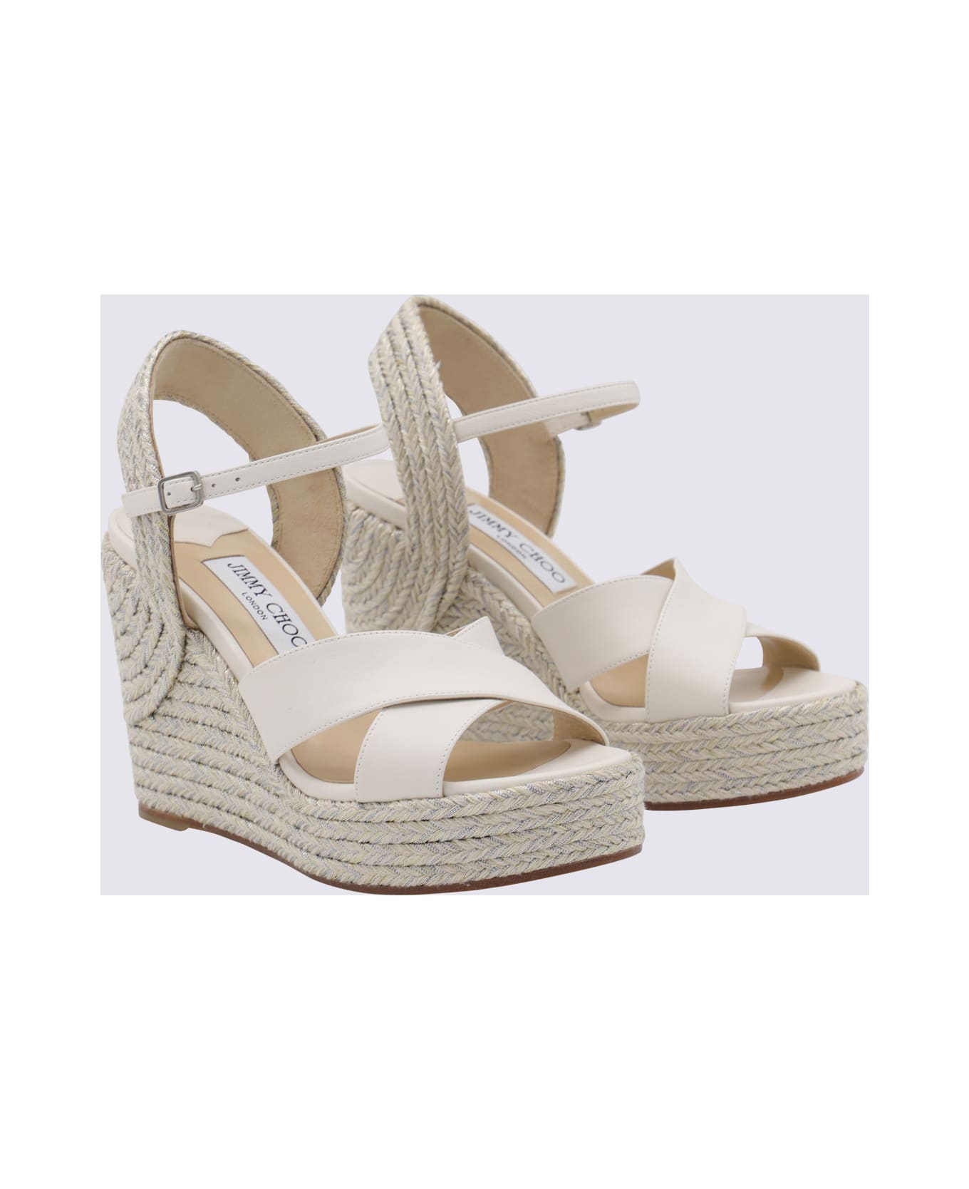 Jimmy Choo Beige Espadrillas - LATTE