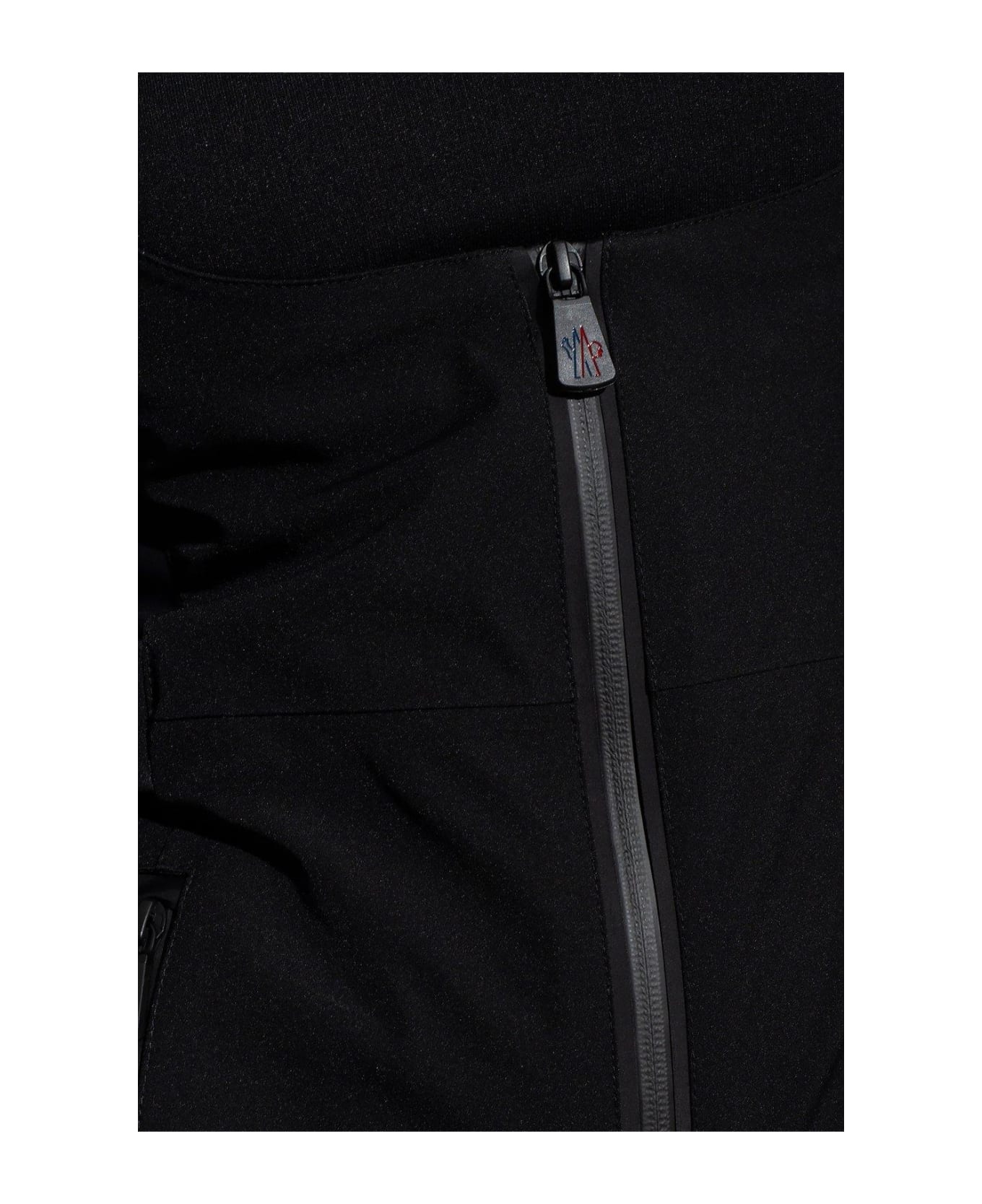 Moncler Grenoble Zipped Ski Suit - BLACK