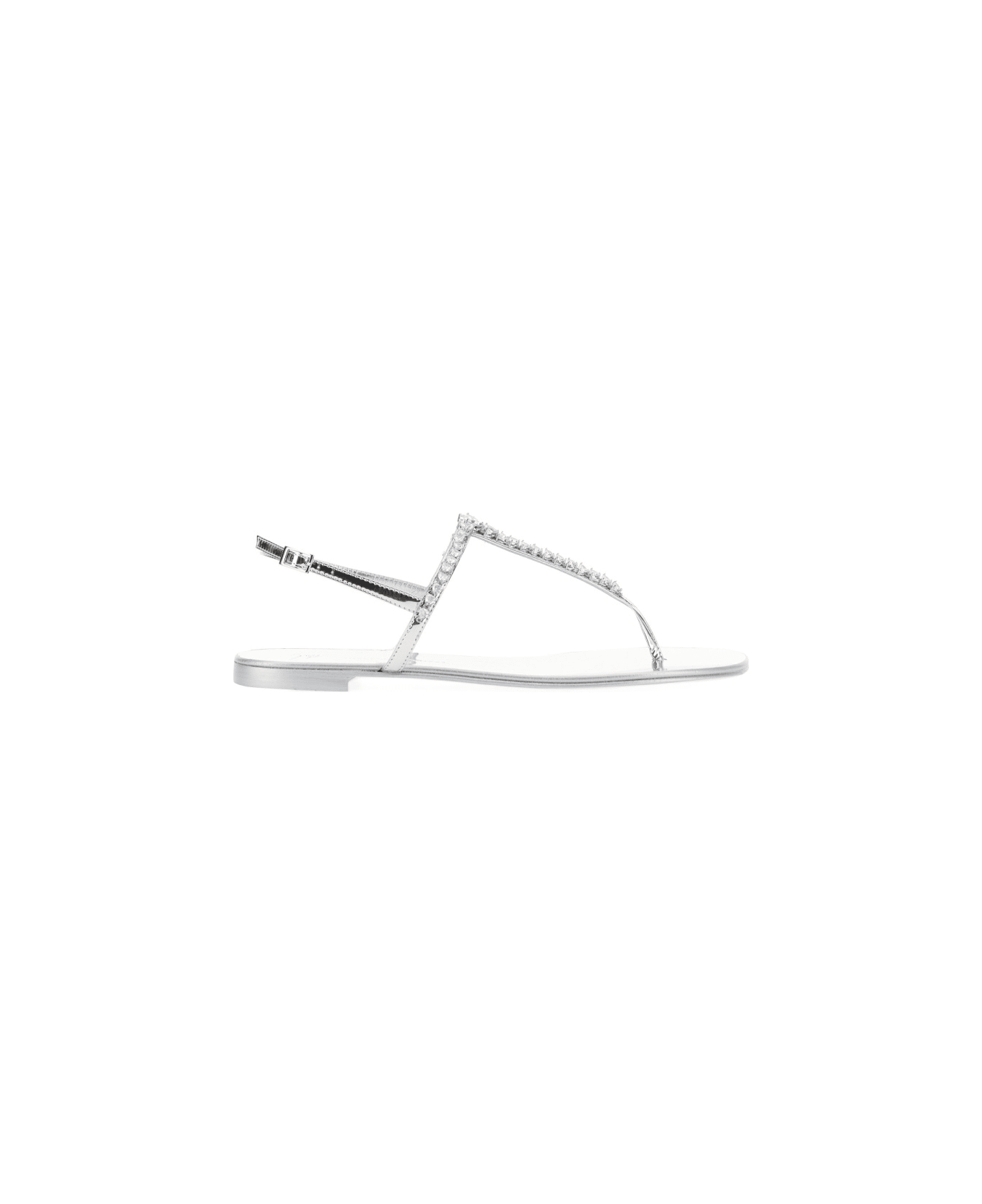Giuseppe Zanotti Minnah Sandal. - SILVER