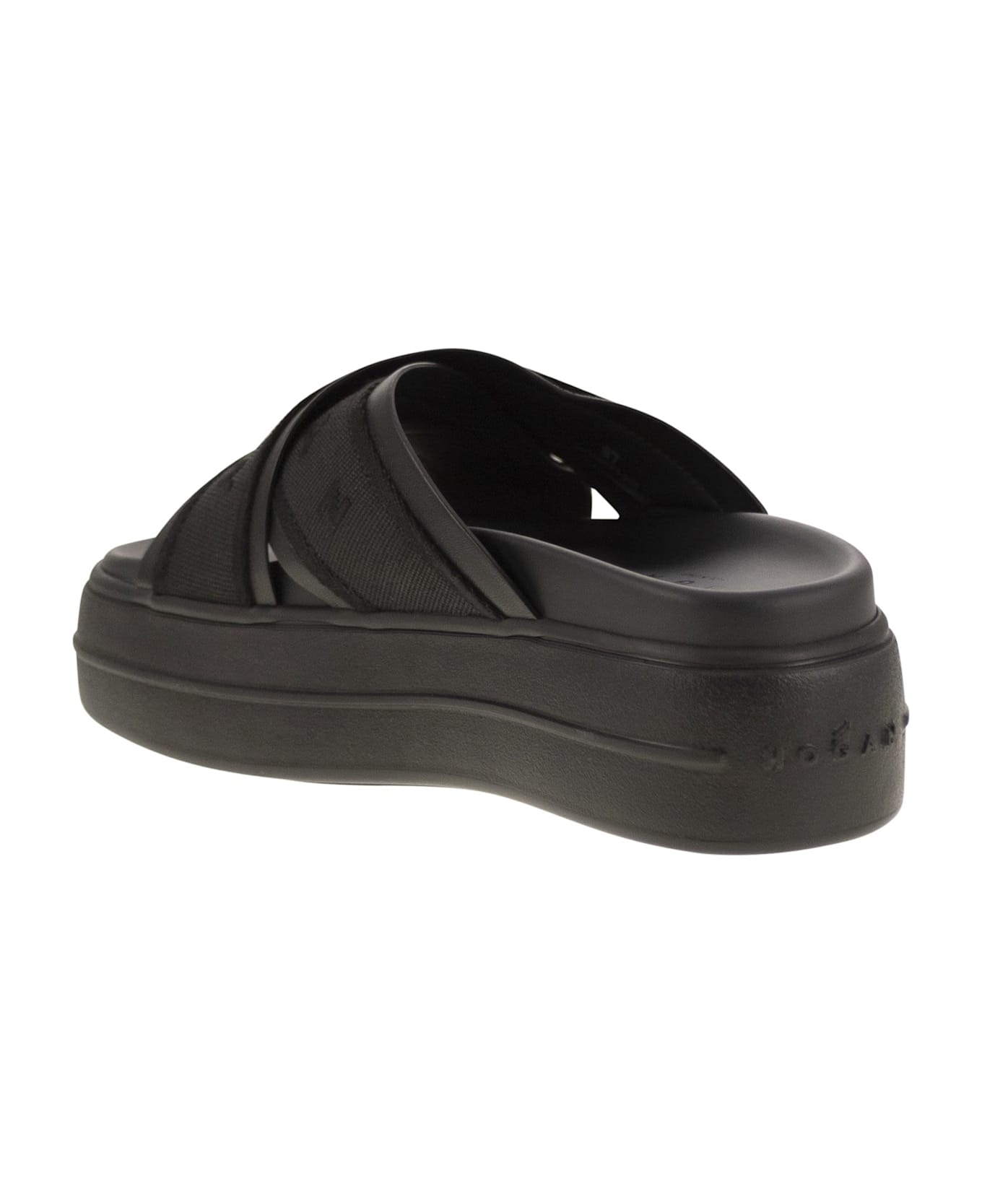 Hogan Skyscraper Sandals - Black