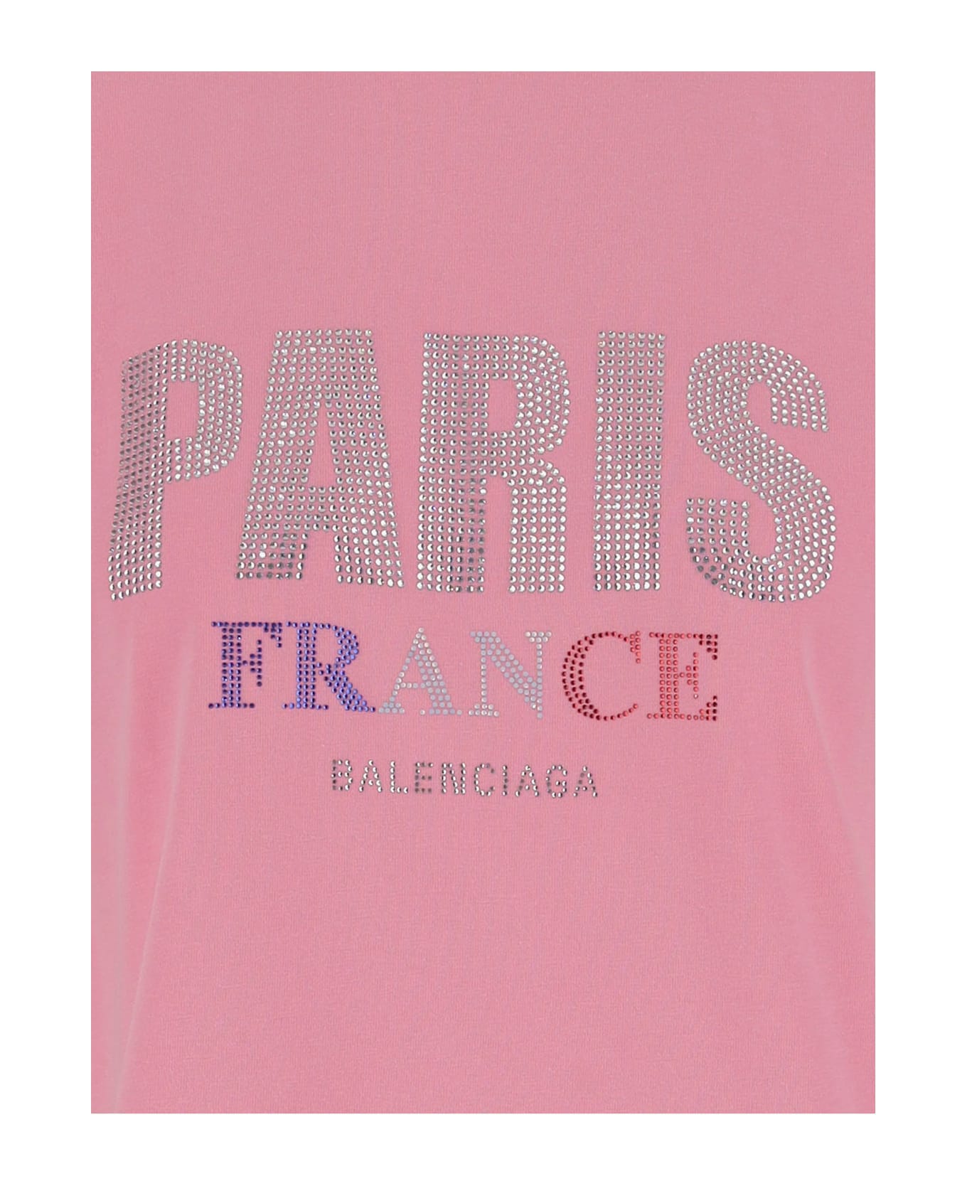 Balenciaga Pink Cotton T-shirt - Pink