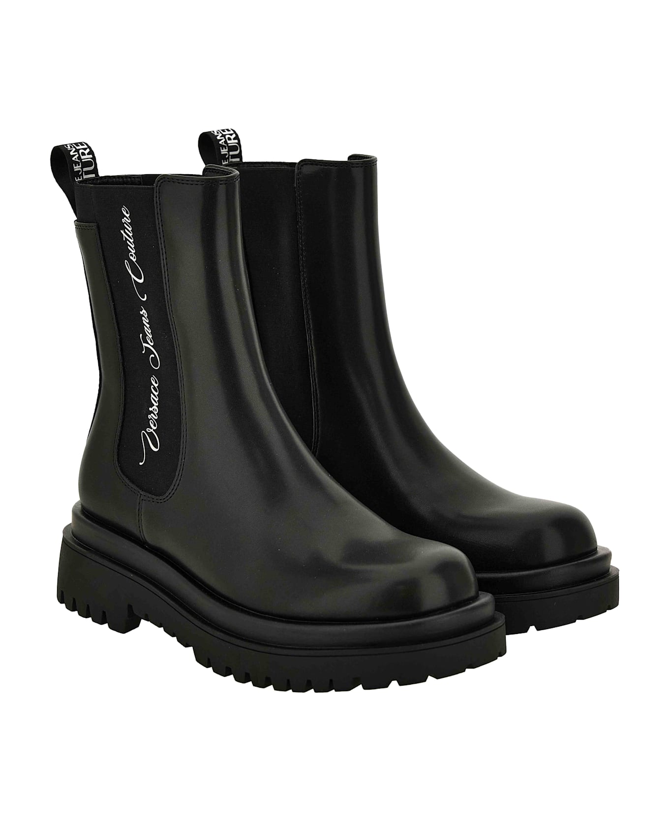Versace Jeans Couture Ankle Boots - Black