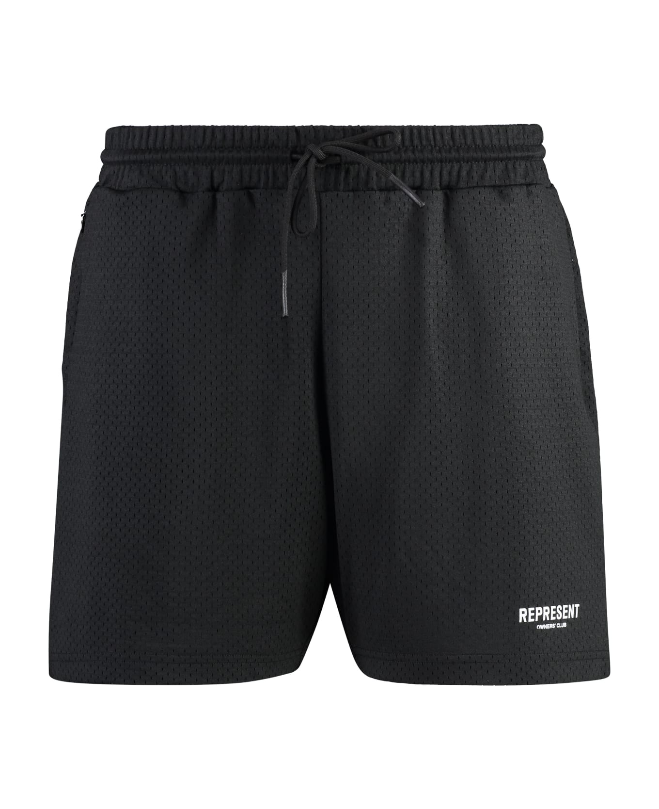 REPRESENT Nylon Bermuda Shorts - black