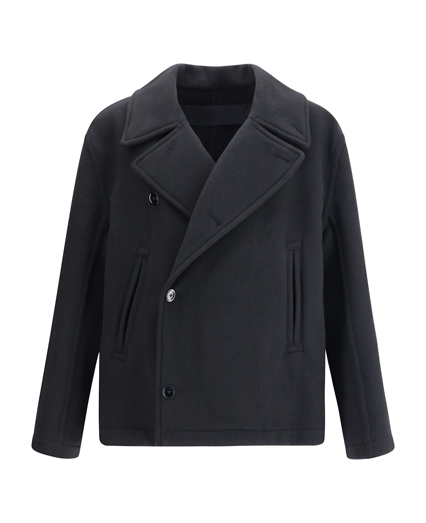 Lemaire Wool Peacoat