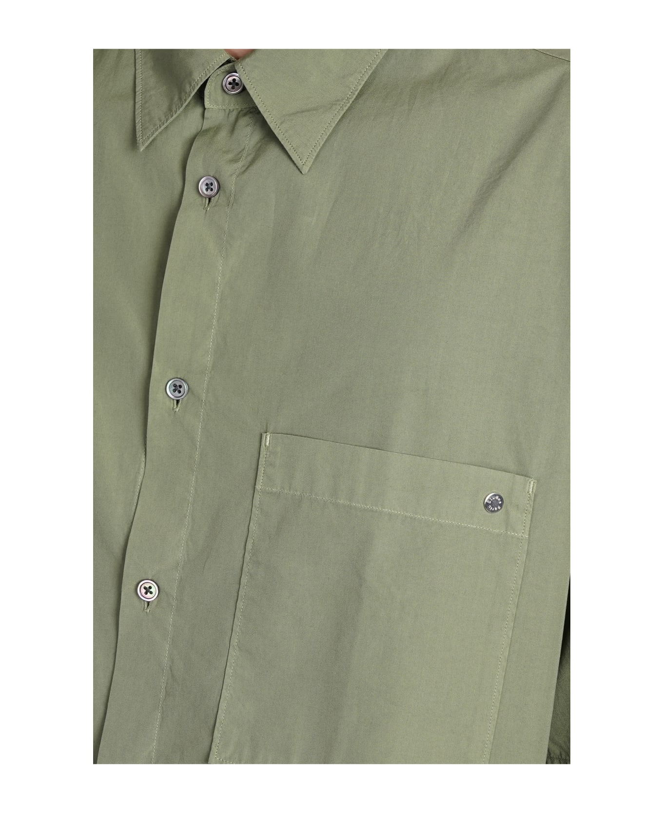 Études Shirt In Green Cotton - green