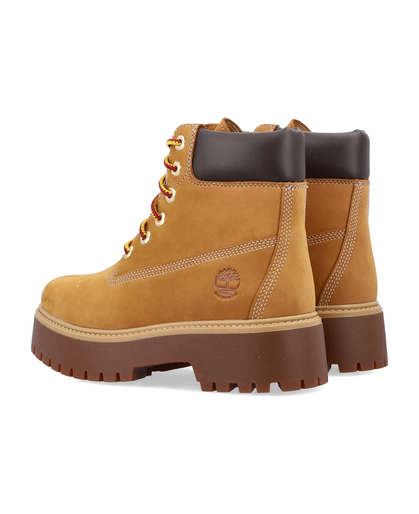 Timberland Stone Street 6-inch Waterproof Leather Platform Boots - HONEY