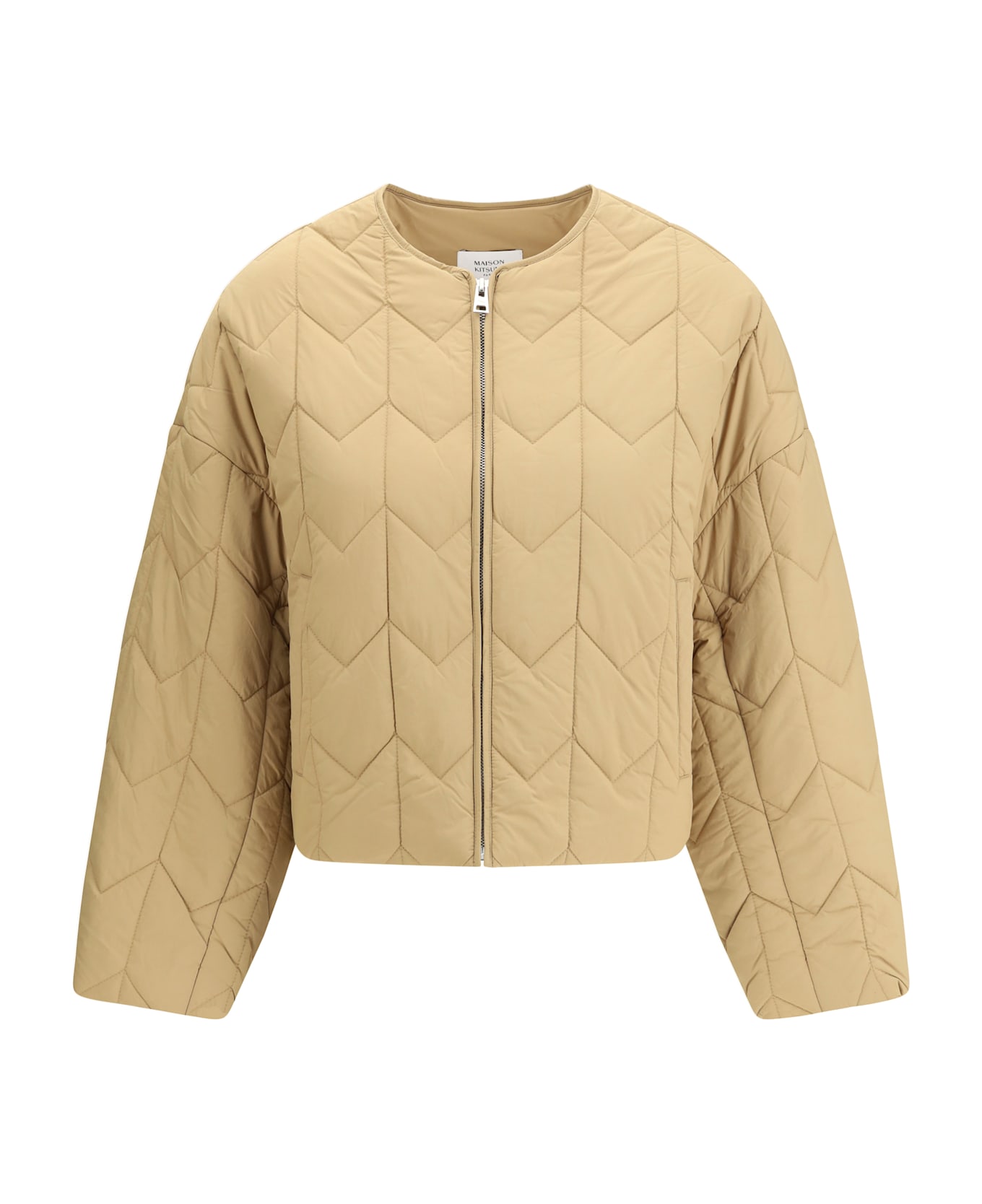 Maison Kitsuné Quilted Jacket In Water-repellent Nylon