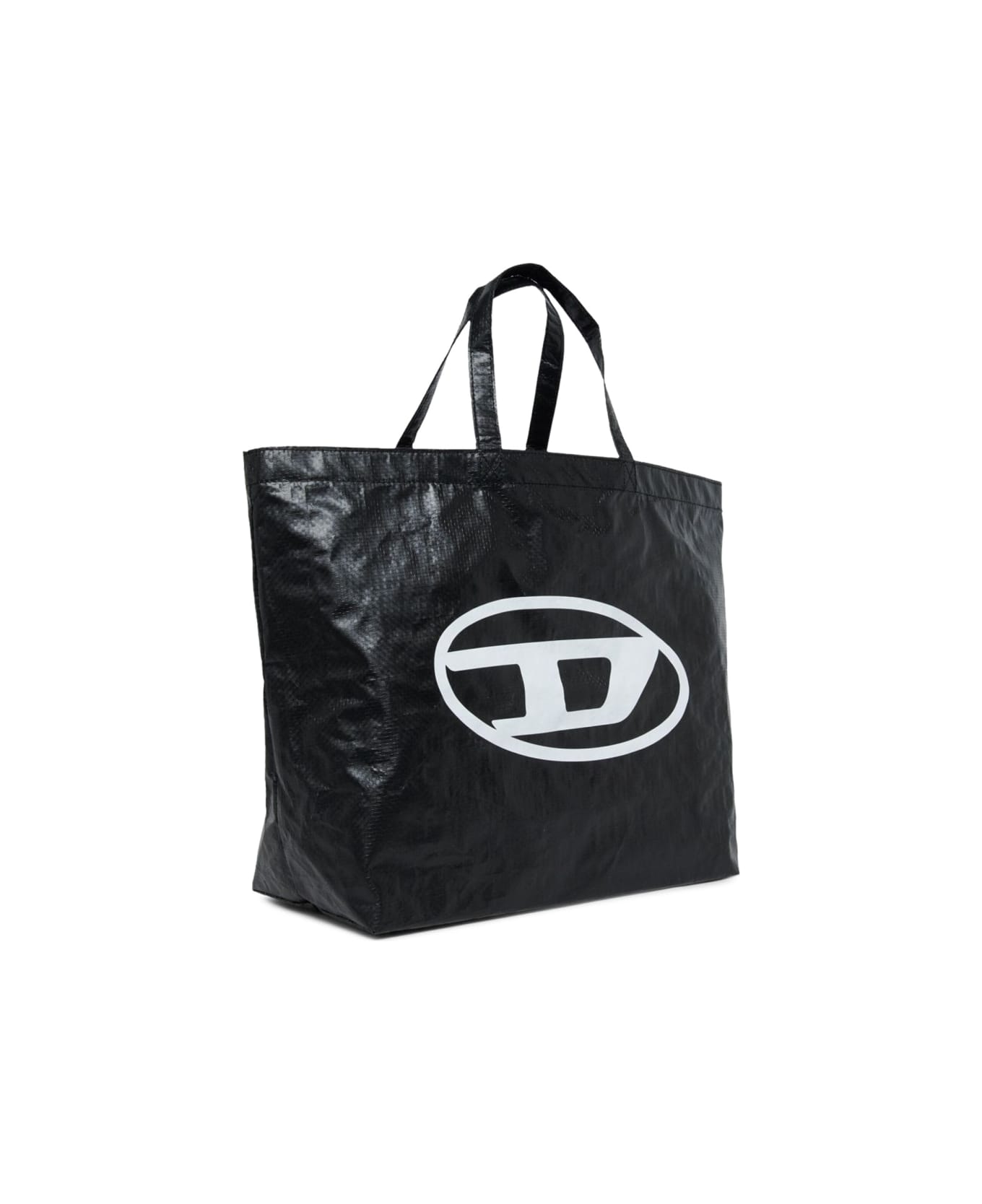 Diesel Written Bag. - BLACK