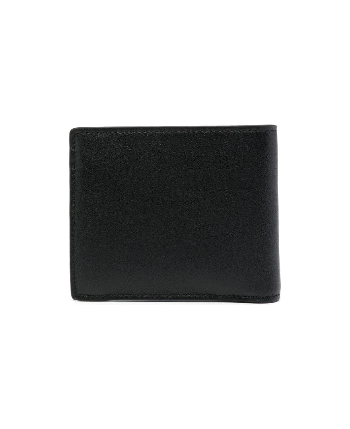 Versace Wallet With Coin Calf - P Black Palladium