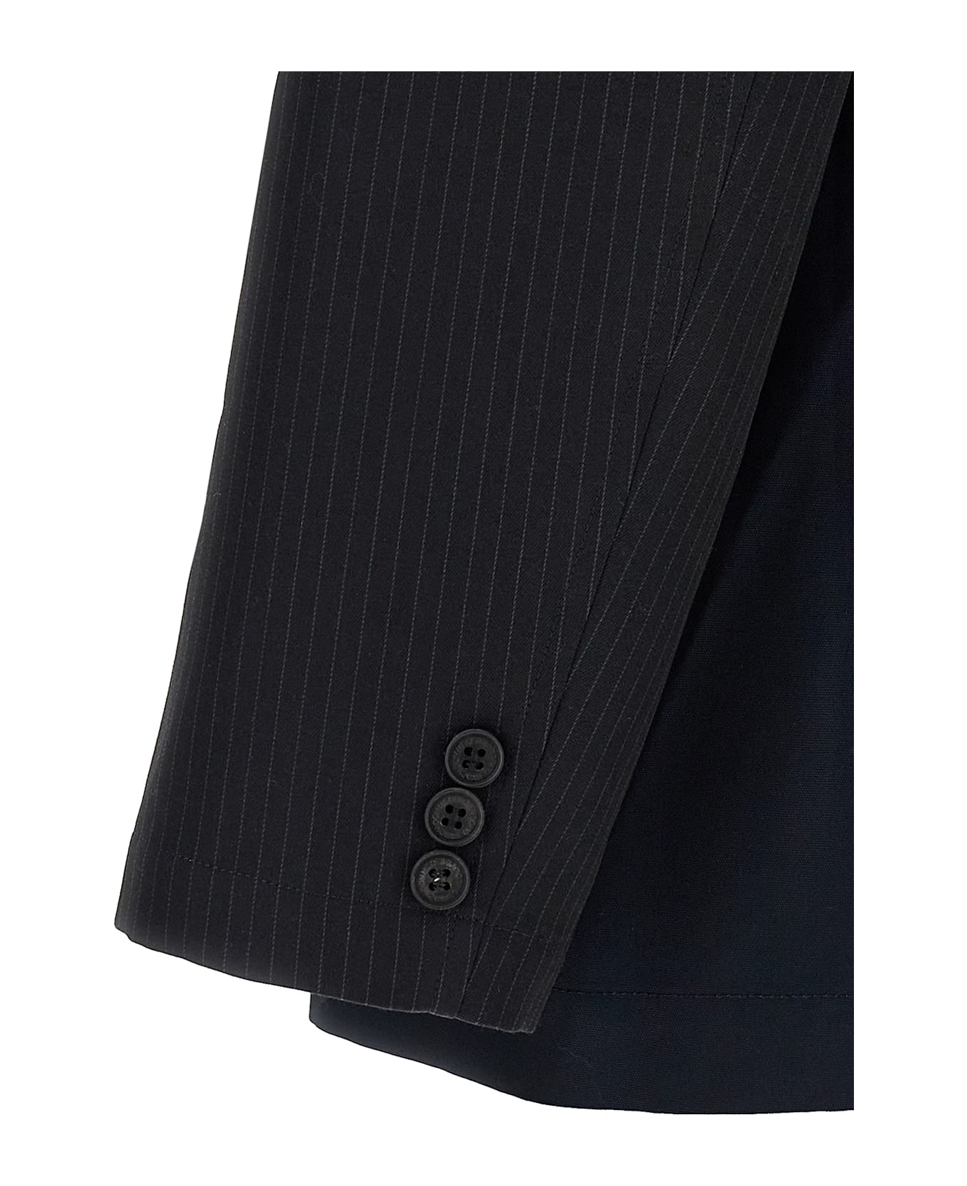 Comme des Garçons Homme Pinstripe Blazer - Blue