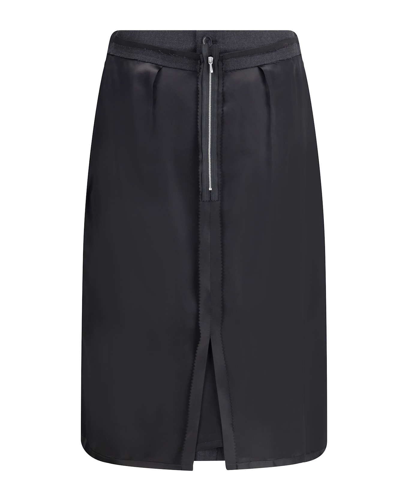 Maison Margiela Wool Midi Skirt