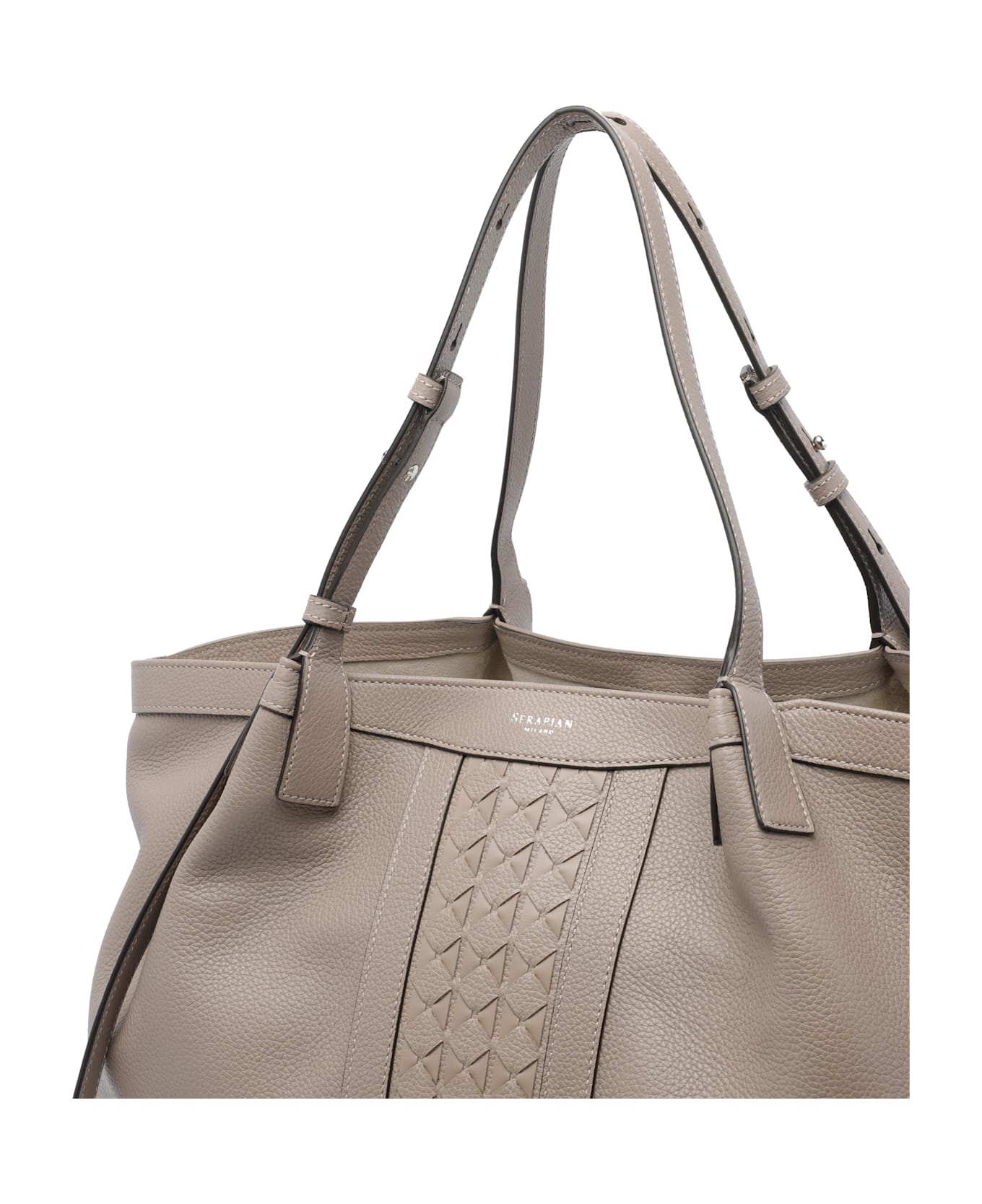 Serapian Secret Small Shoulder Bag - Beige