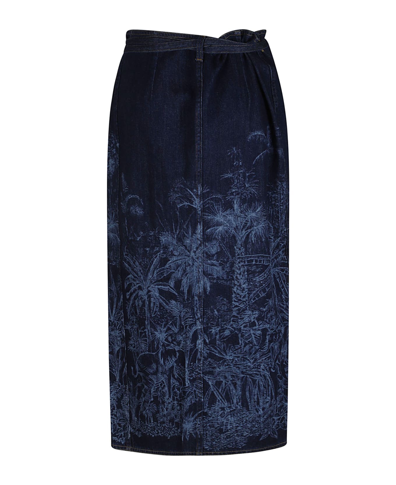 Alanui Jungle Toile De Jouy Skirt - Blue スカート