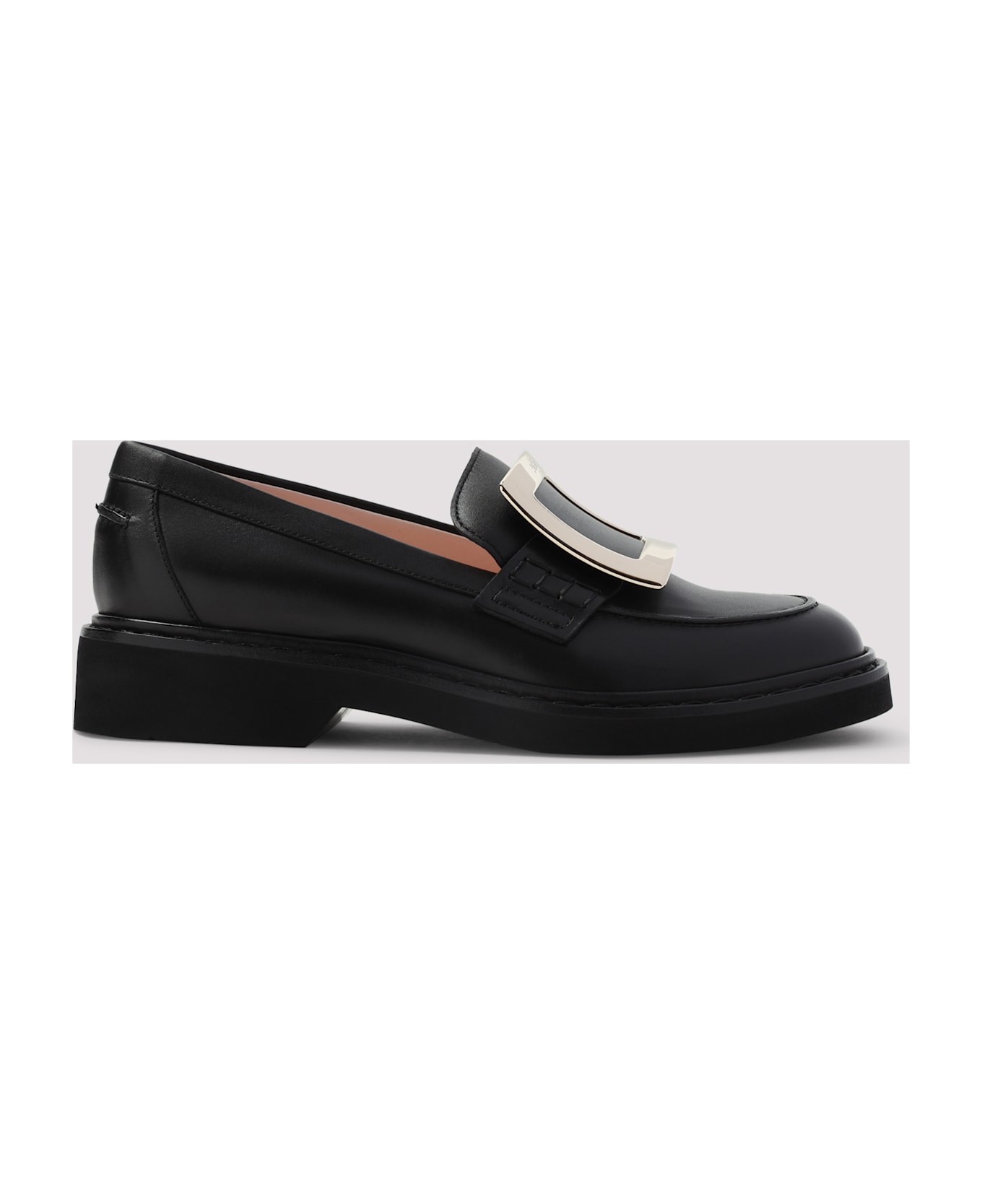 Roger Vivier Viv Rangers Met Buc 25 Loafers - Nero