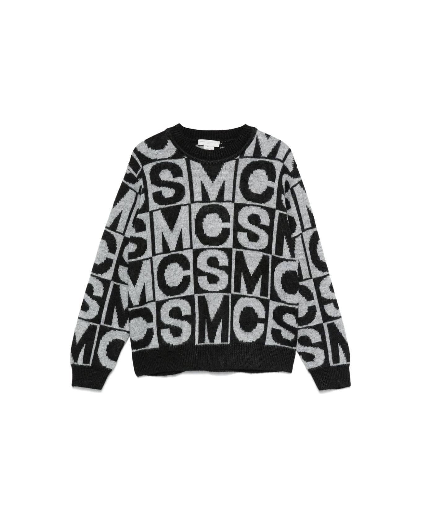 Stella McCartney Kids Maglione Con Monogramma - Black