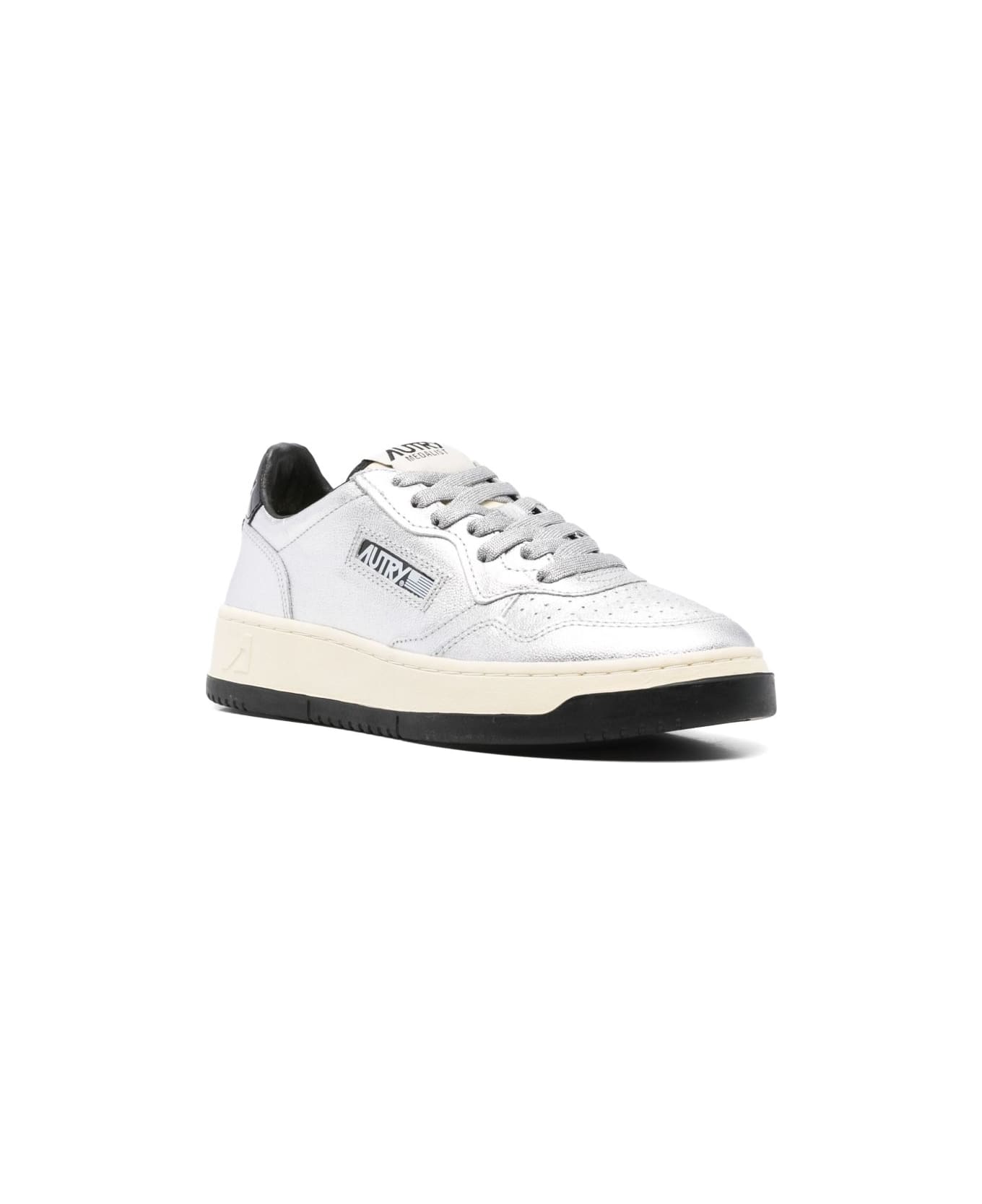 Autry Sneakers Medalist - Silver/blk