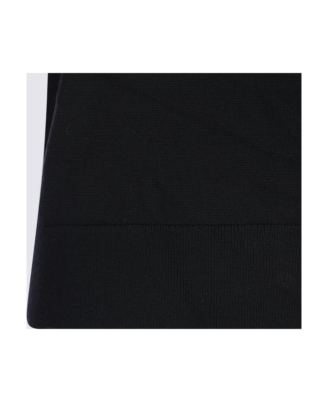 Totême Black Wool Knitwear - Black