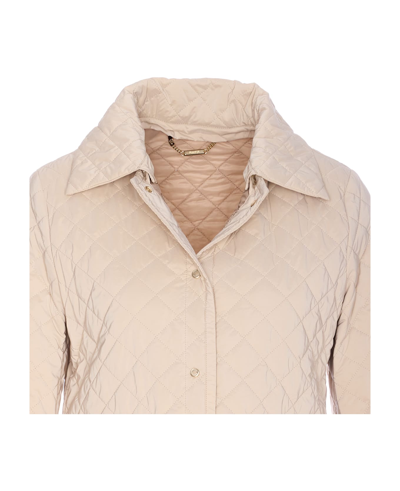 Moorer Shaira Quilted Jacket - Beige