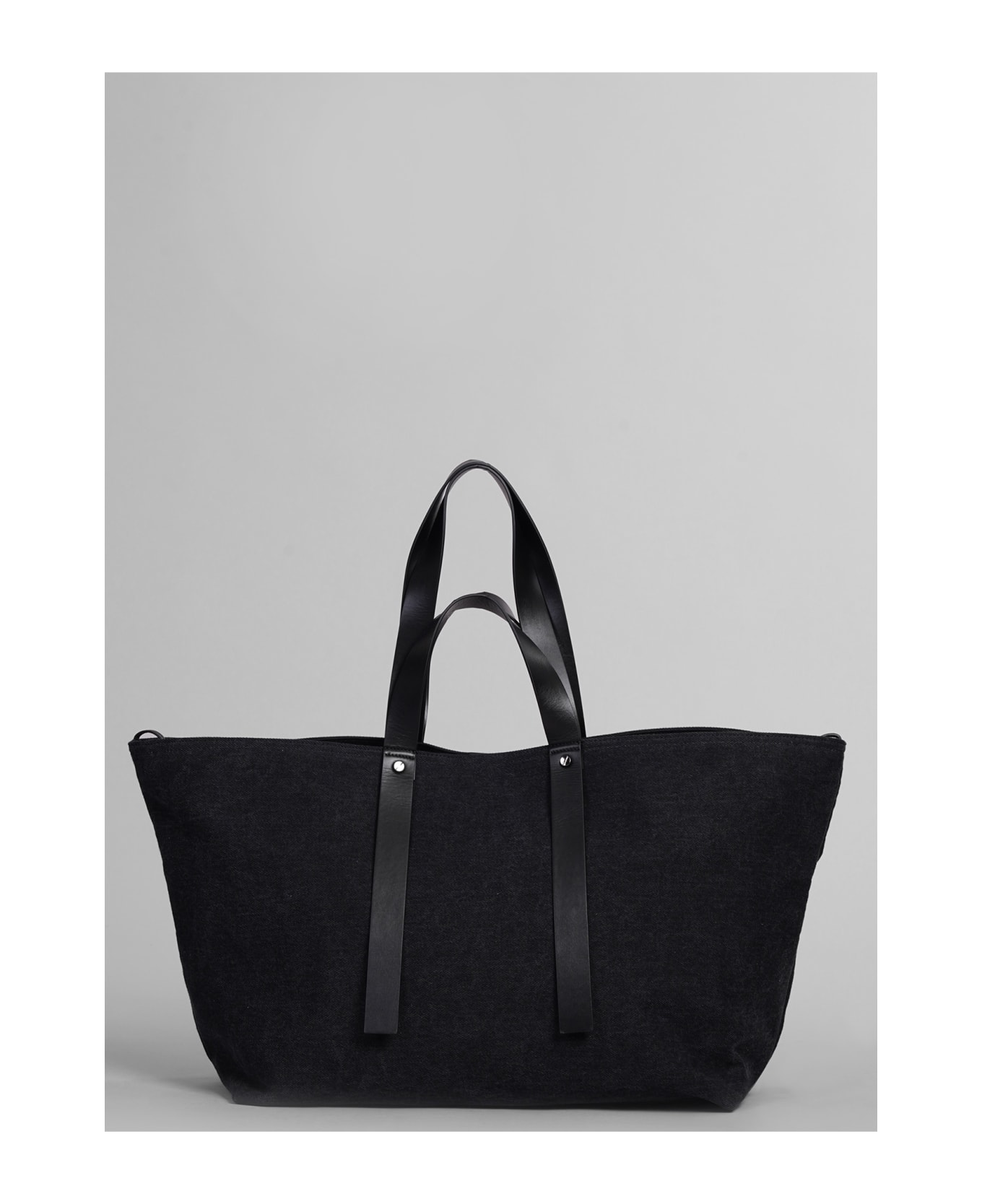 Off-White Day Off Large Tote In Black Cotton - black