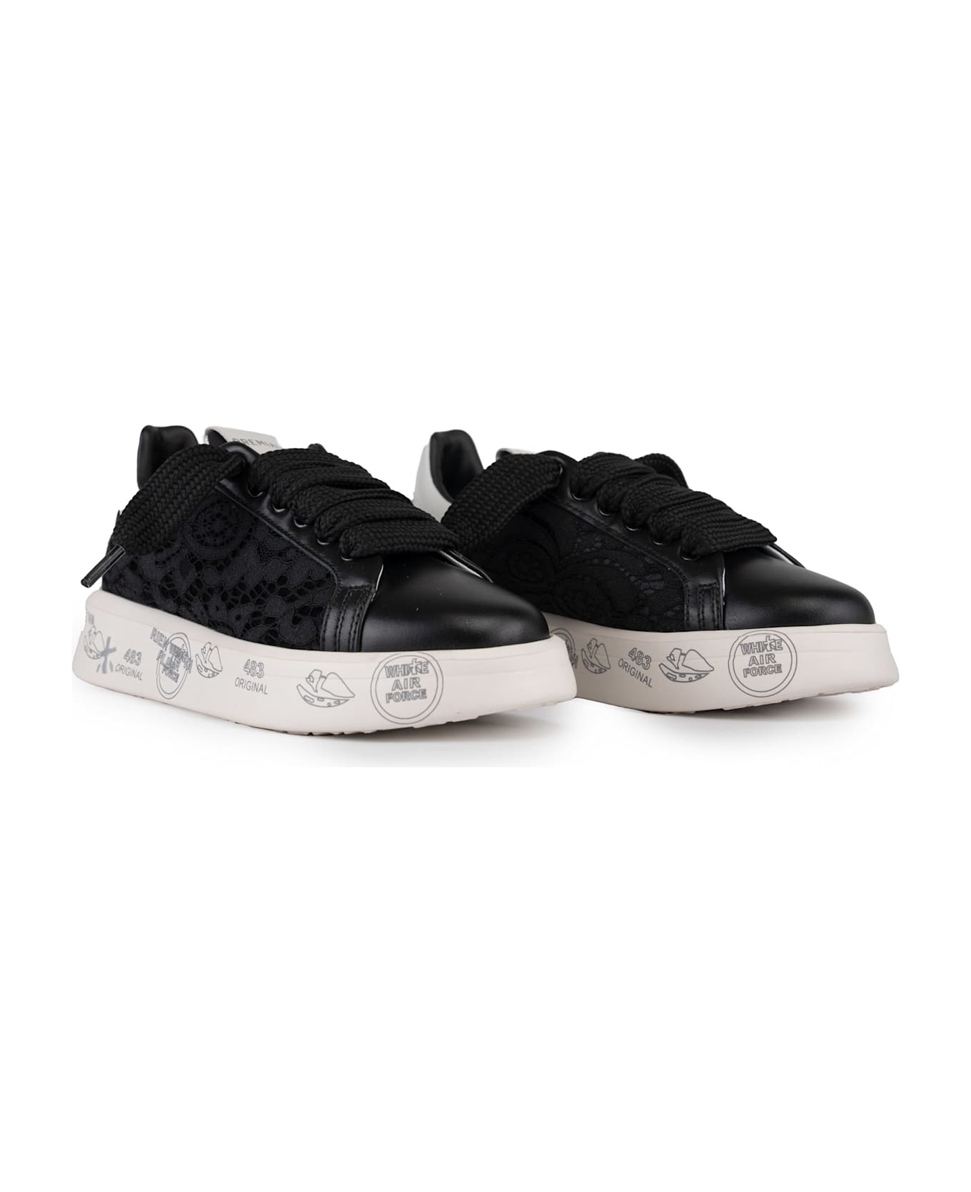 Premiata Belle 7042 Sneakers - Black