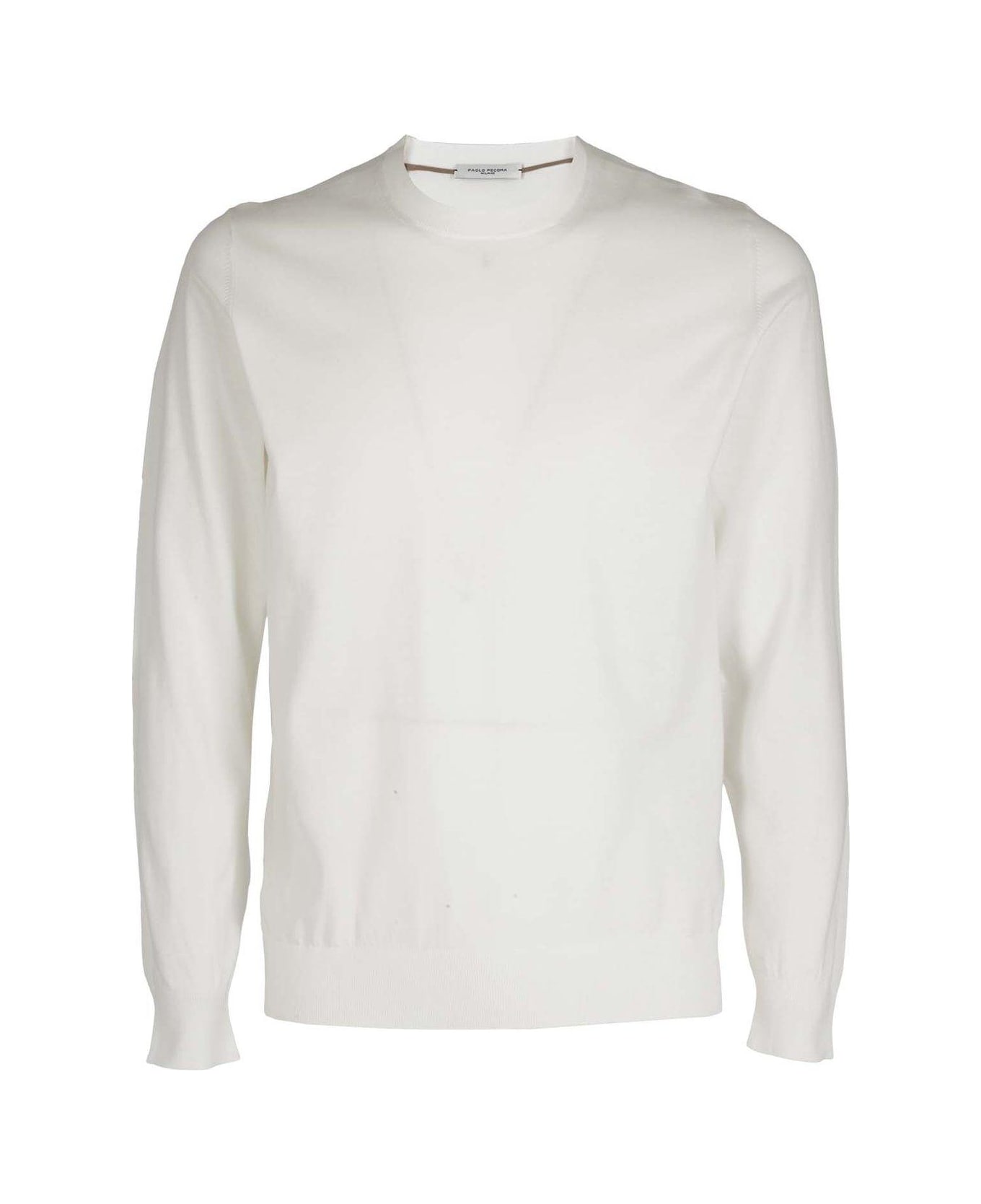 Paolo Pecora Crewneck Knitted Jumper - Bianco
