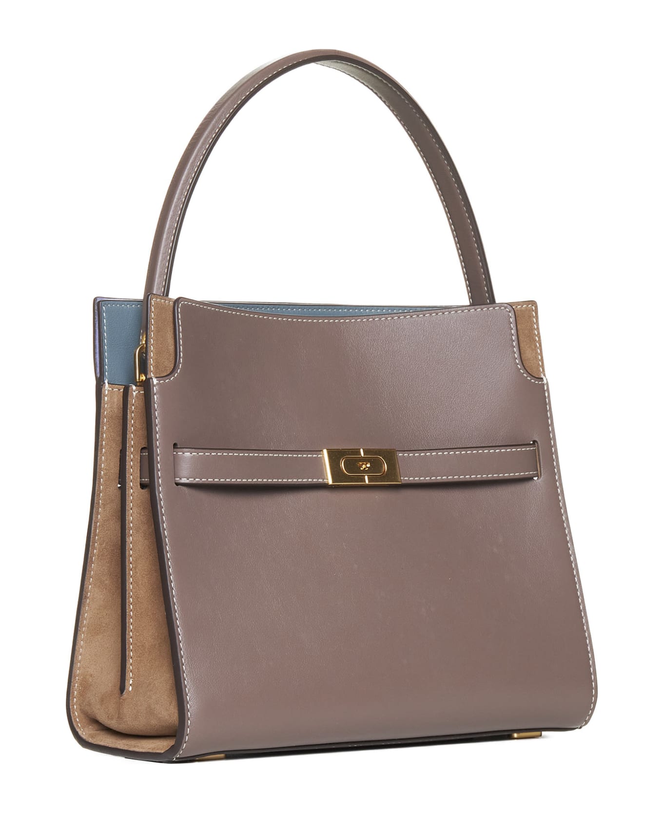 Tory Burch Lee Radziwill Double Small Bag - CLAM SHELL
