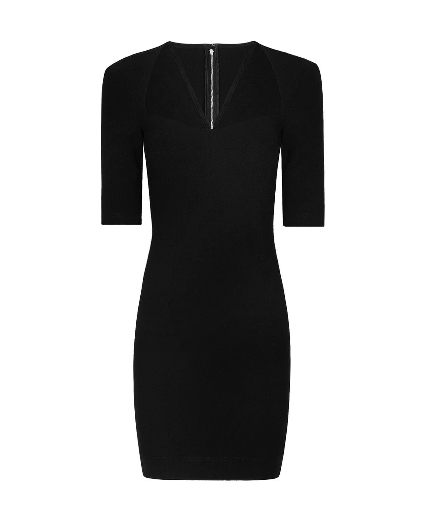 Dolce 
Gabbana Viscose Blend Dress - Black