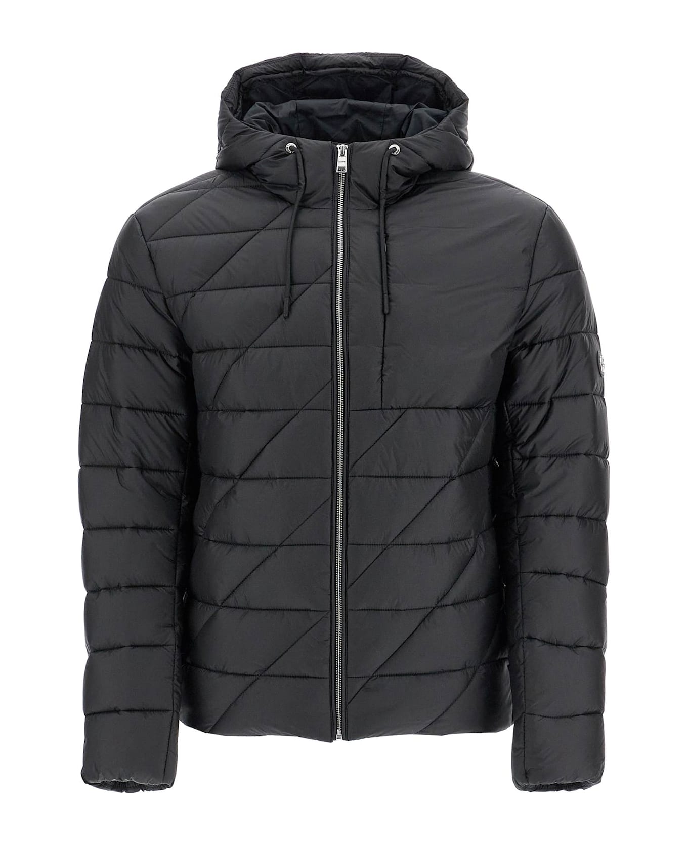 Hugo Boss Lightweight Down Jacket With Hood - BLACK (Black)