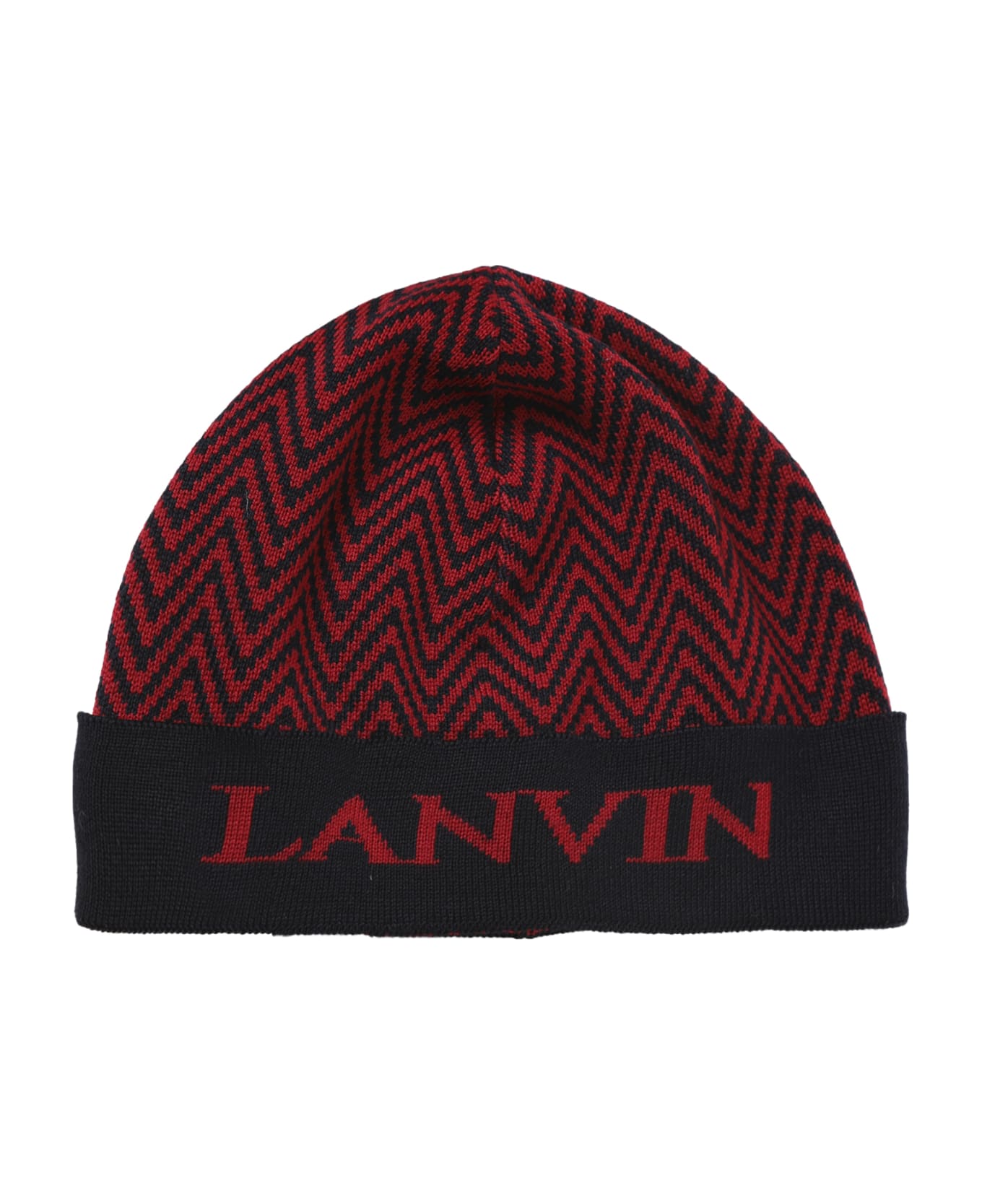 Lanvin Hat With Motif - Red