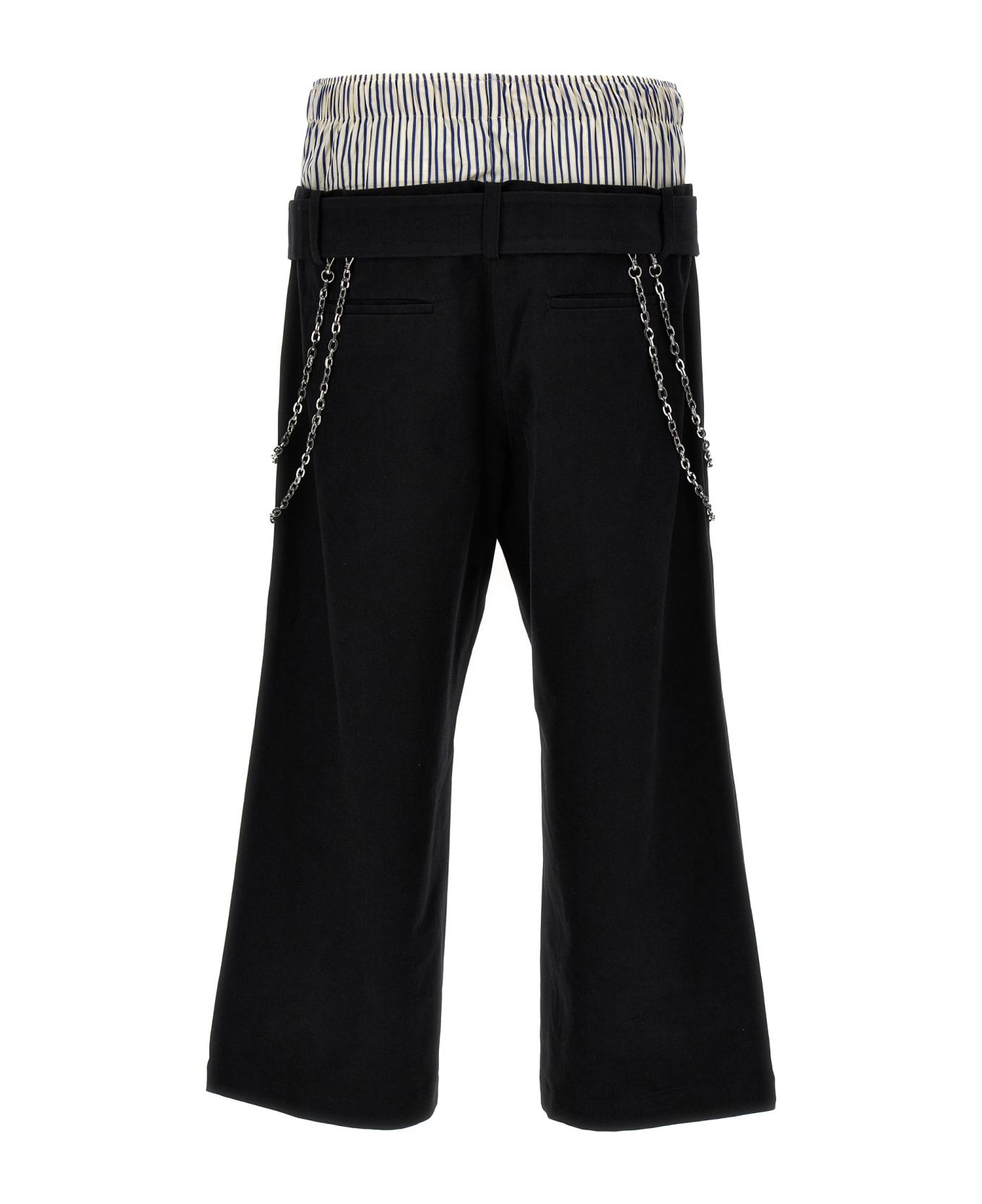 Bluemarble 'double Layered Boxer' Pants - Black  