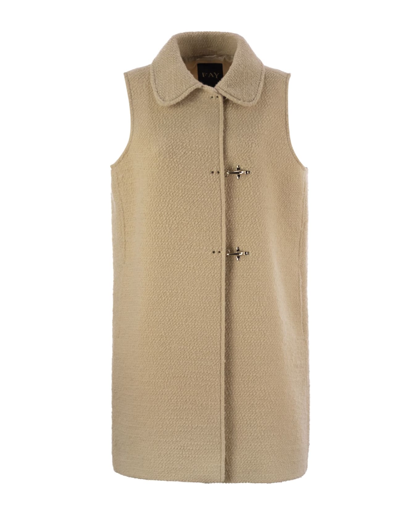 Fay 3 Ganci Lined Waistcoat - Beige
