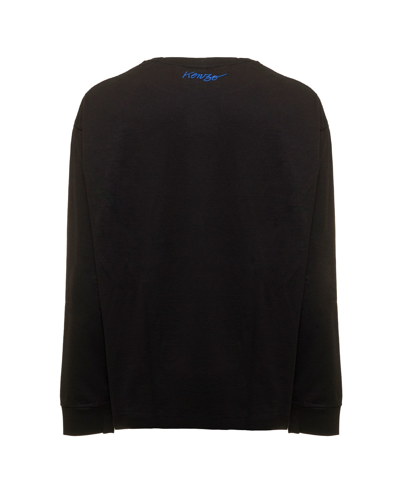 Kenzo Seasonal  Black Cotton Sweatshirtwith With office-accessories Print Kenzo Man - Black