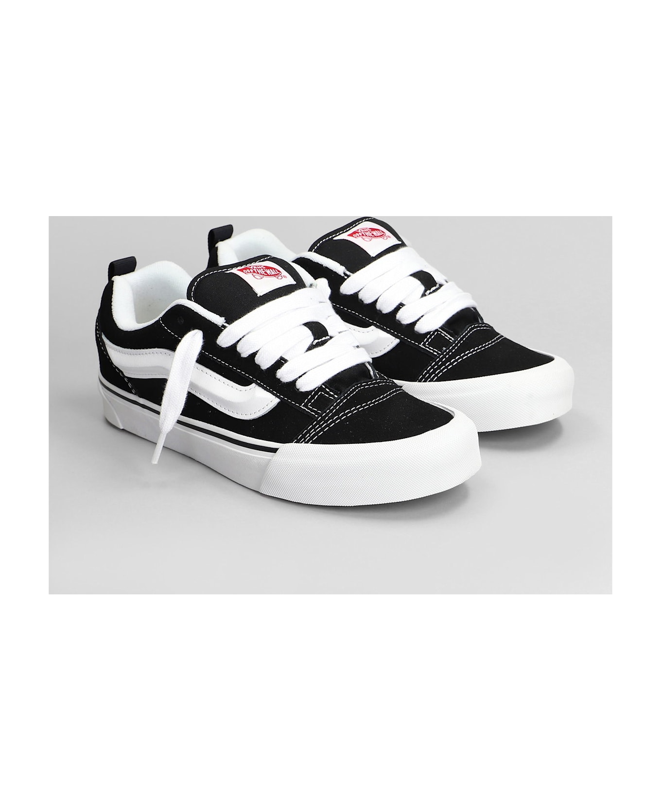 Vans Knu Skool Sneakers In Black Suede - black