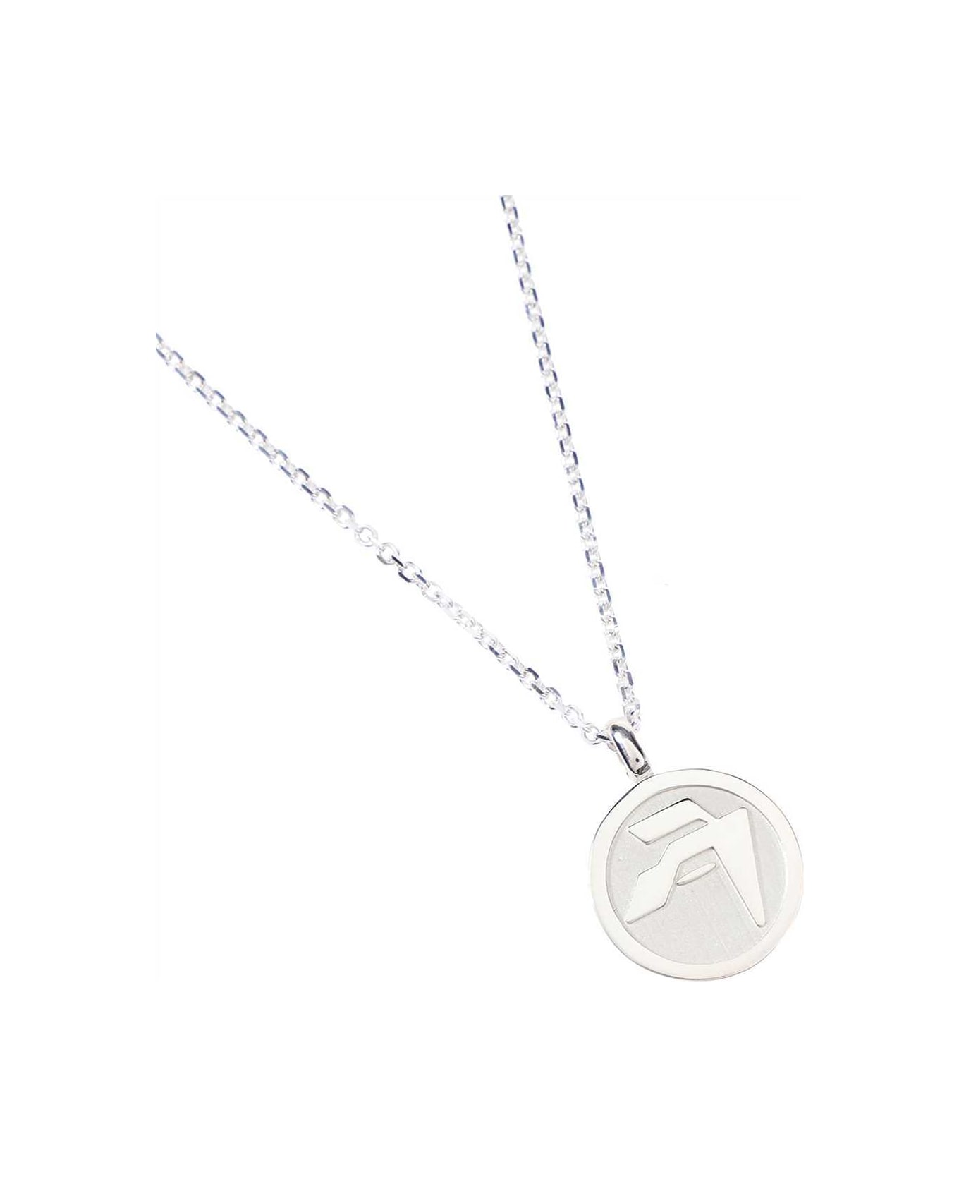 AMBUSH Decorative Pendant Necklace - Silver