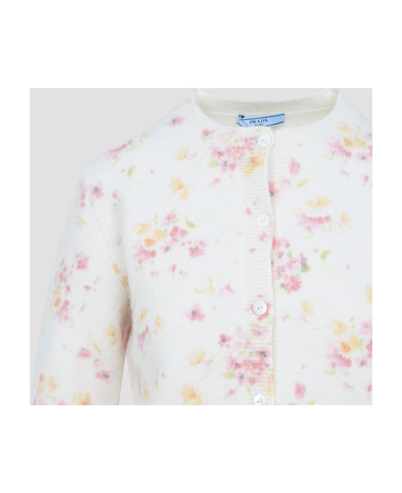 Prada Virgin Wool Cardigan - Begonia
