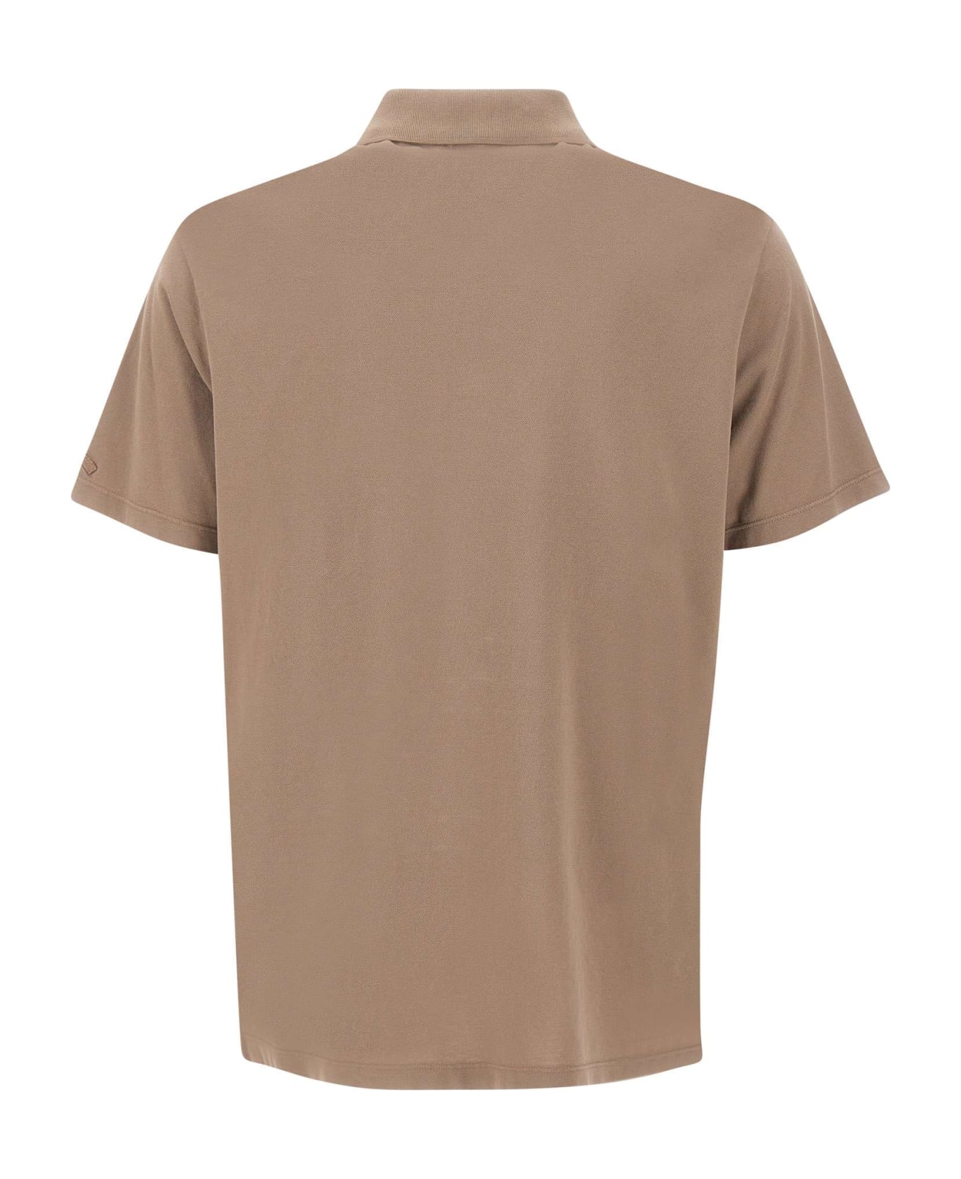 Paul&Shark Cotton Polo Shirt - BEIGE
