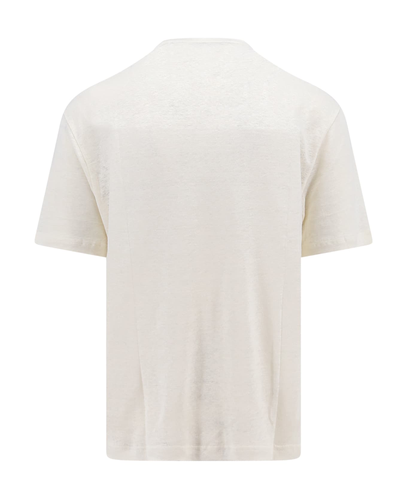 Palm Angels Classic Linen Logo T-shirt - White シャツ