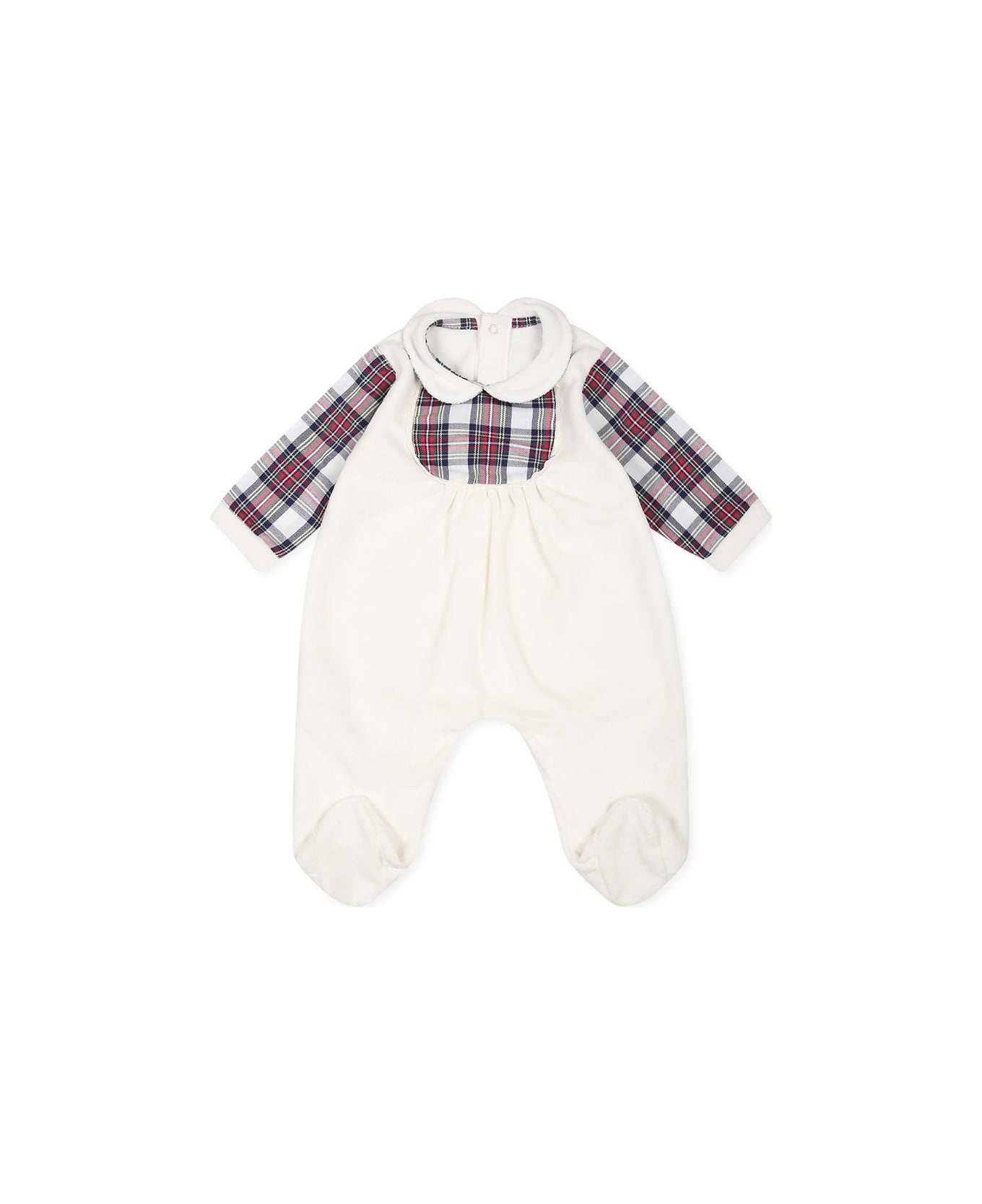 La stupenderia Ivory Babygrow For Baby Girl - Ivory