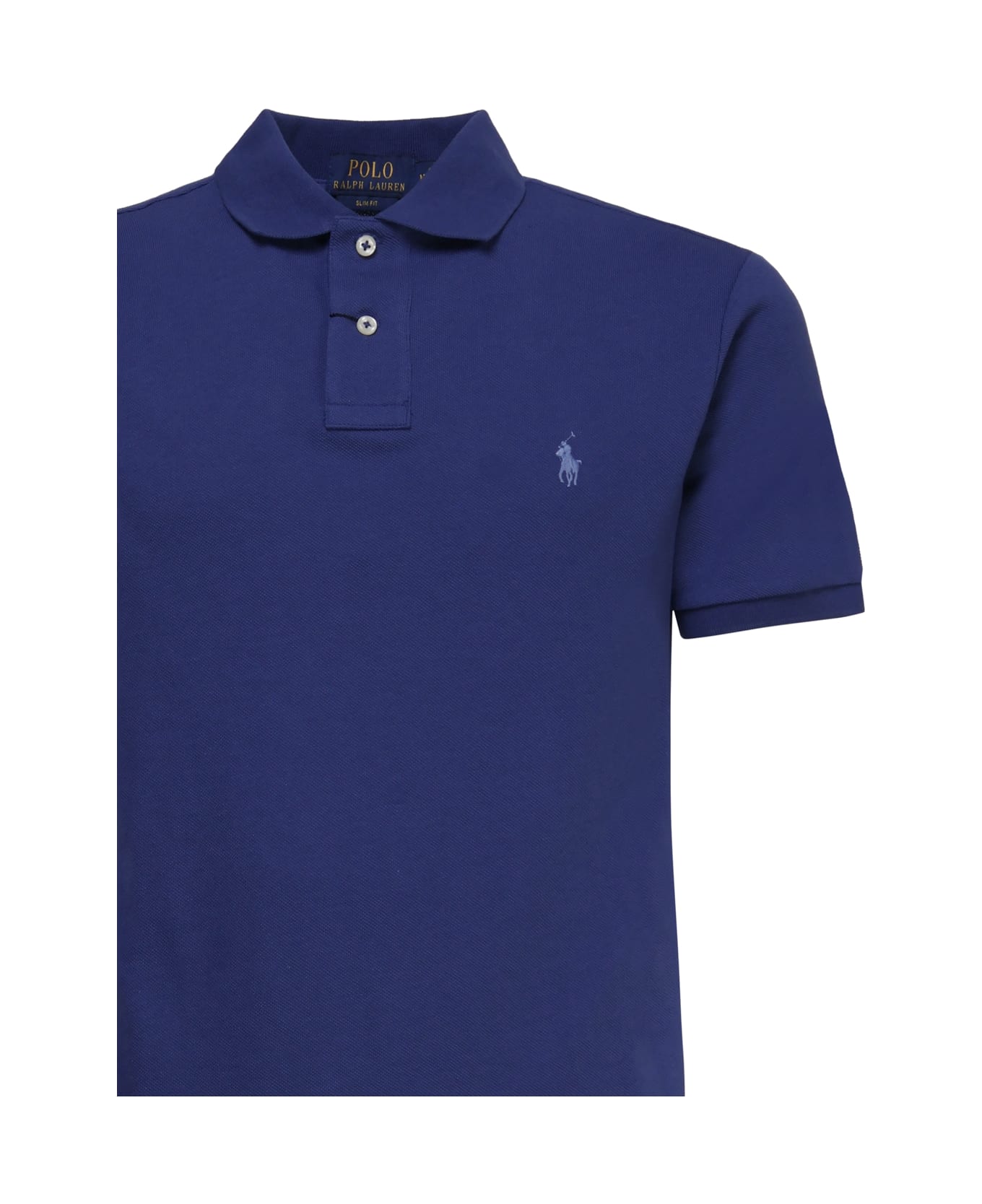 Ralph Lauren Polo Shirt With Embroidery - Beach Royal