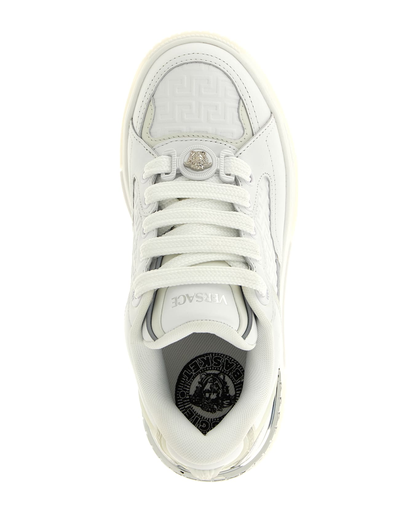 Versace 
biggie Basket
 Sneakers - White