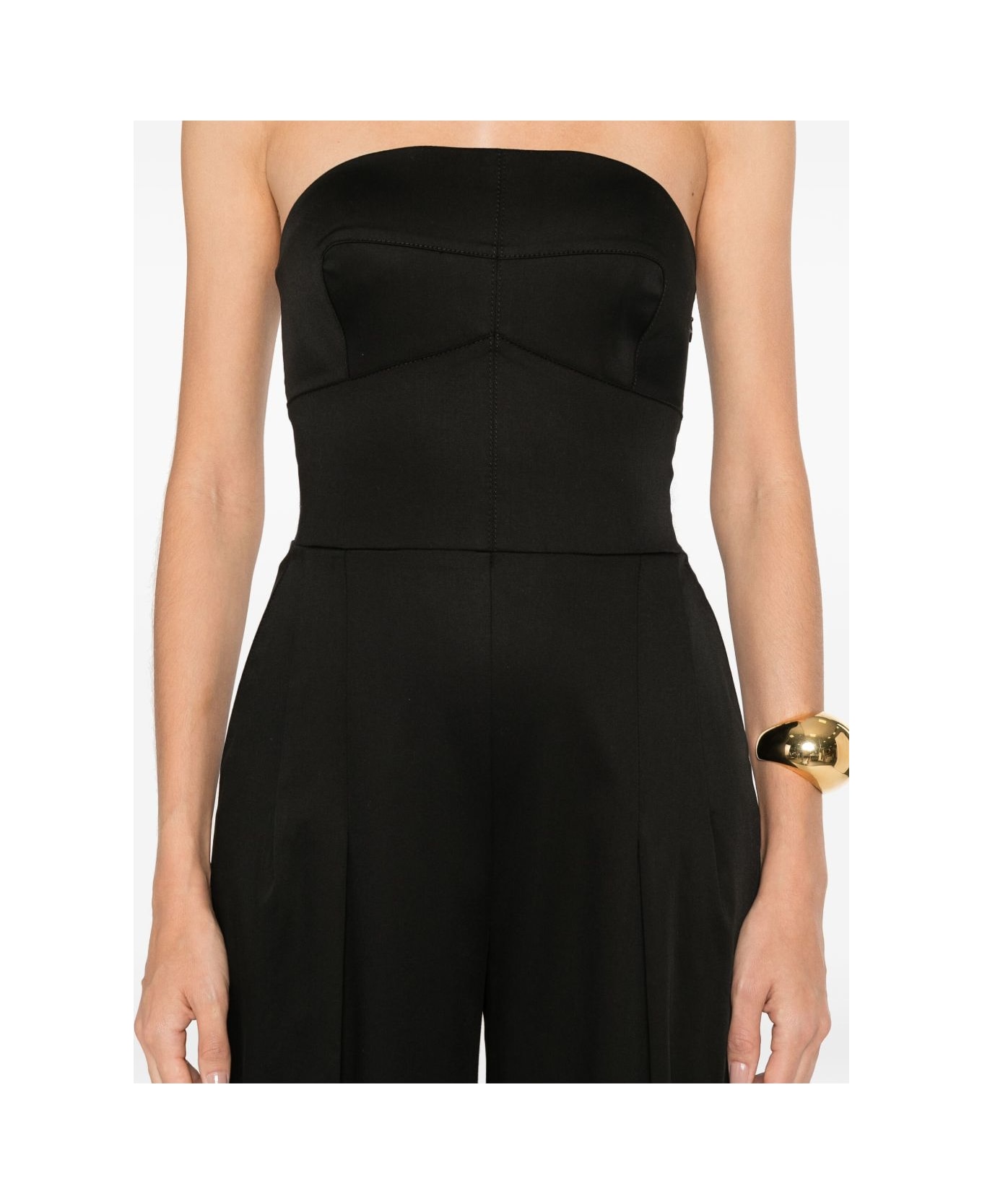 Elisabetta Franchi Long Jumpsuit - Black