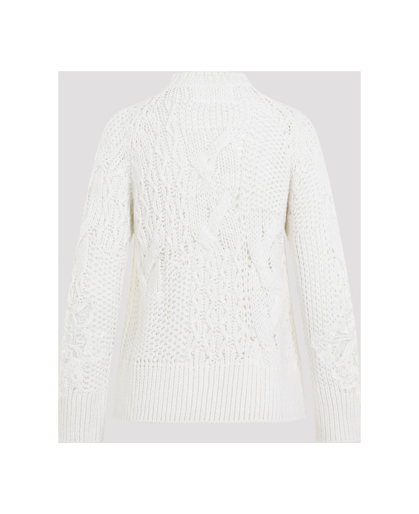 Ermanno Scervino Virgin Wool Pullover - Snow White