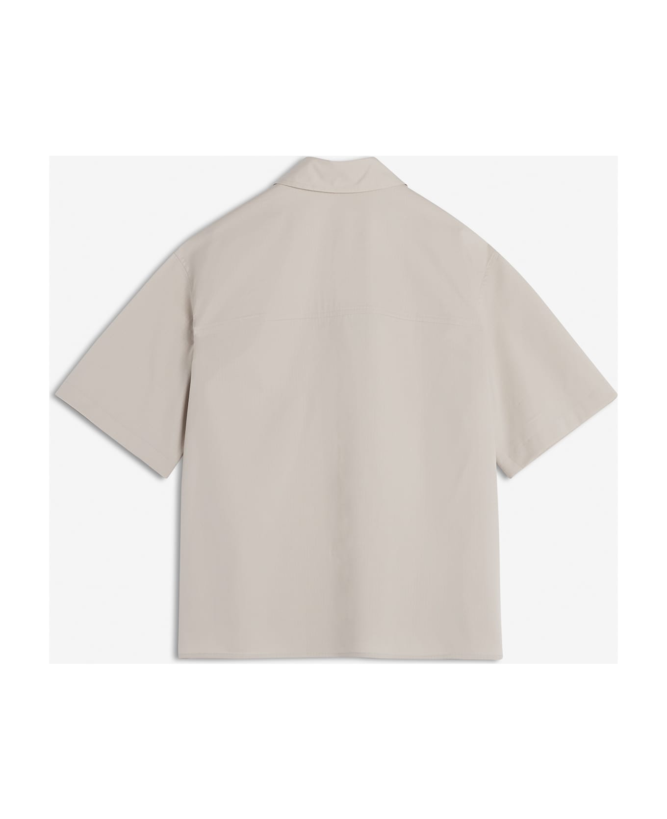 Maison Kitsuné Short Sleeve Overshirt - Truffle