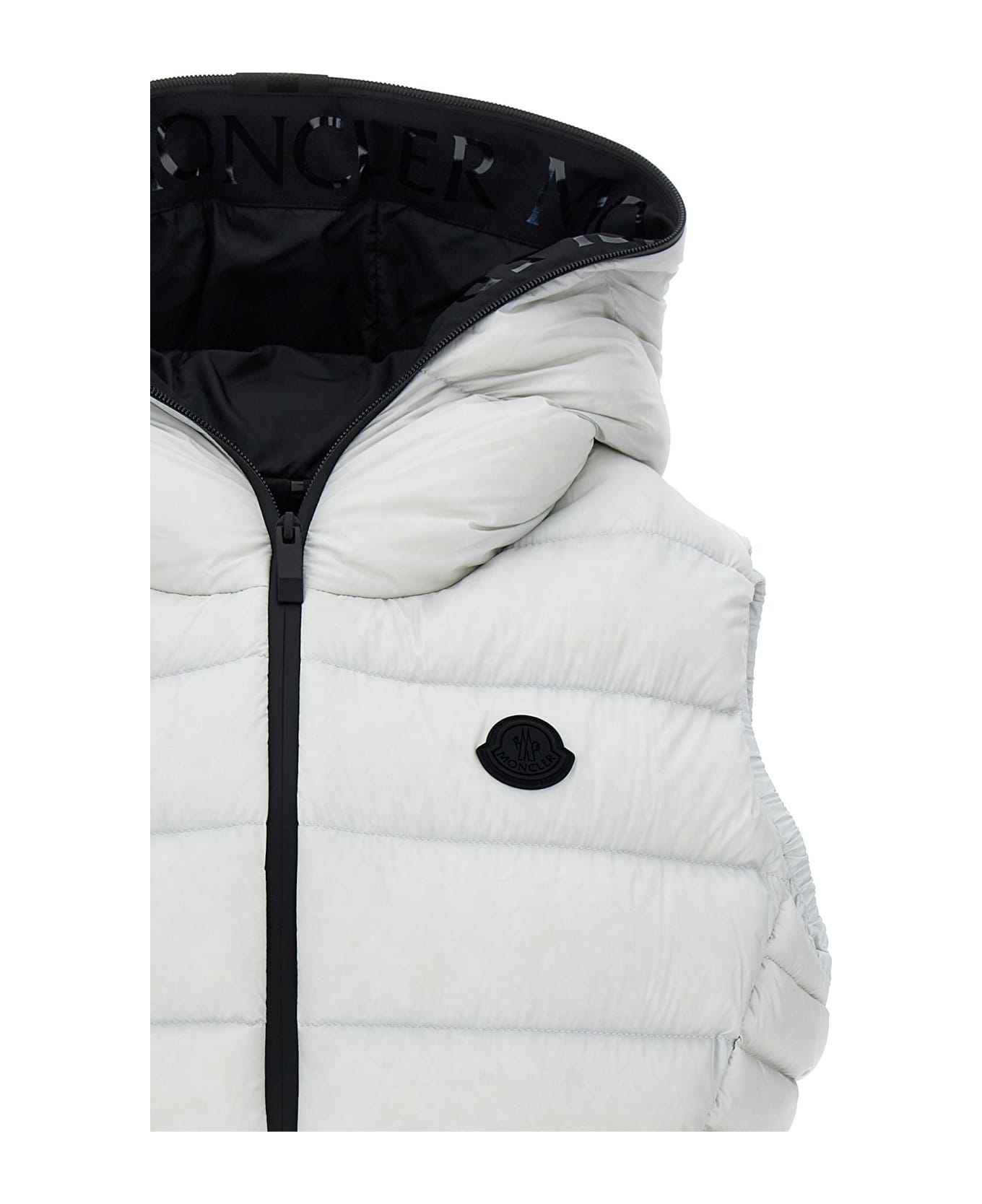 Moncler 'barraux' Hooded Vest - White