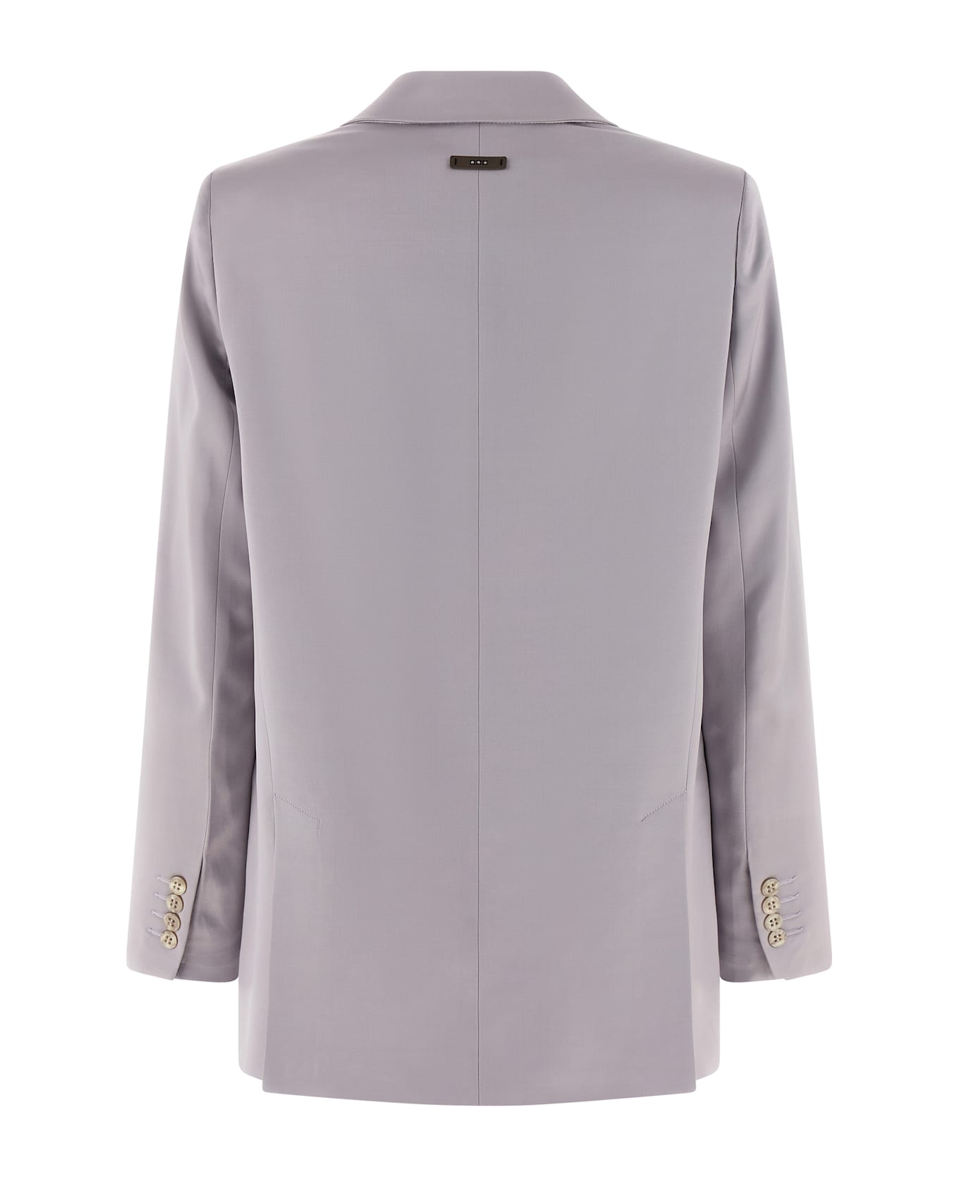 Peserico Satin Blazer - Gray