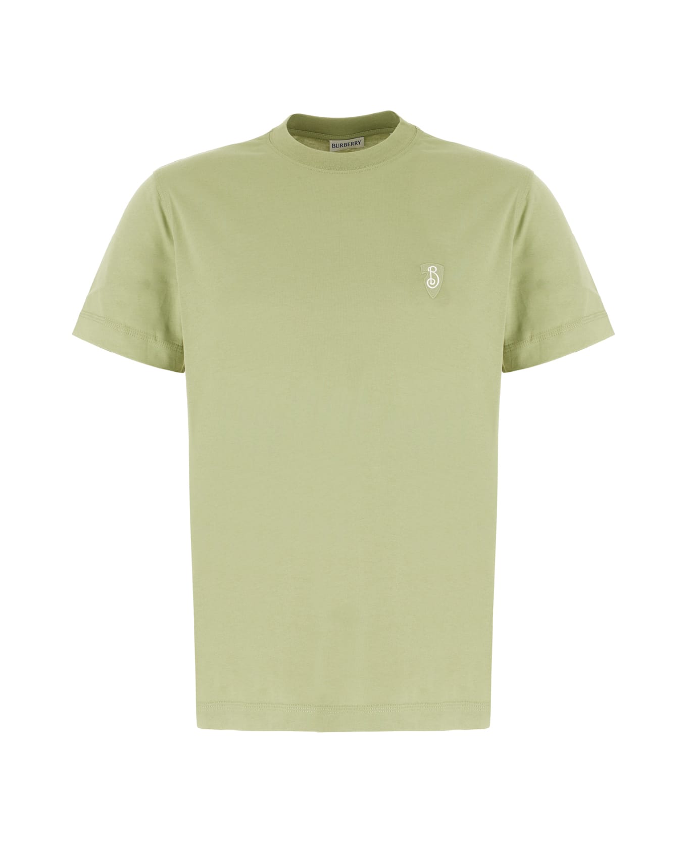 Burberry Pastel Green Cotton T-shirt - ARTICHOKE