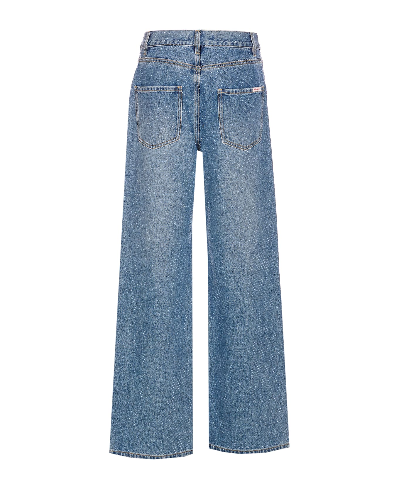 self-portrait Rhinestone Jeans - Blue
