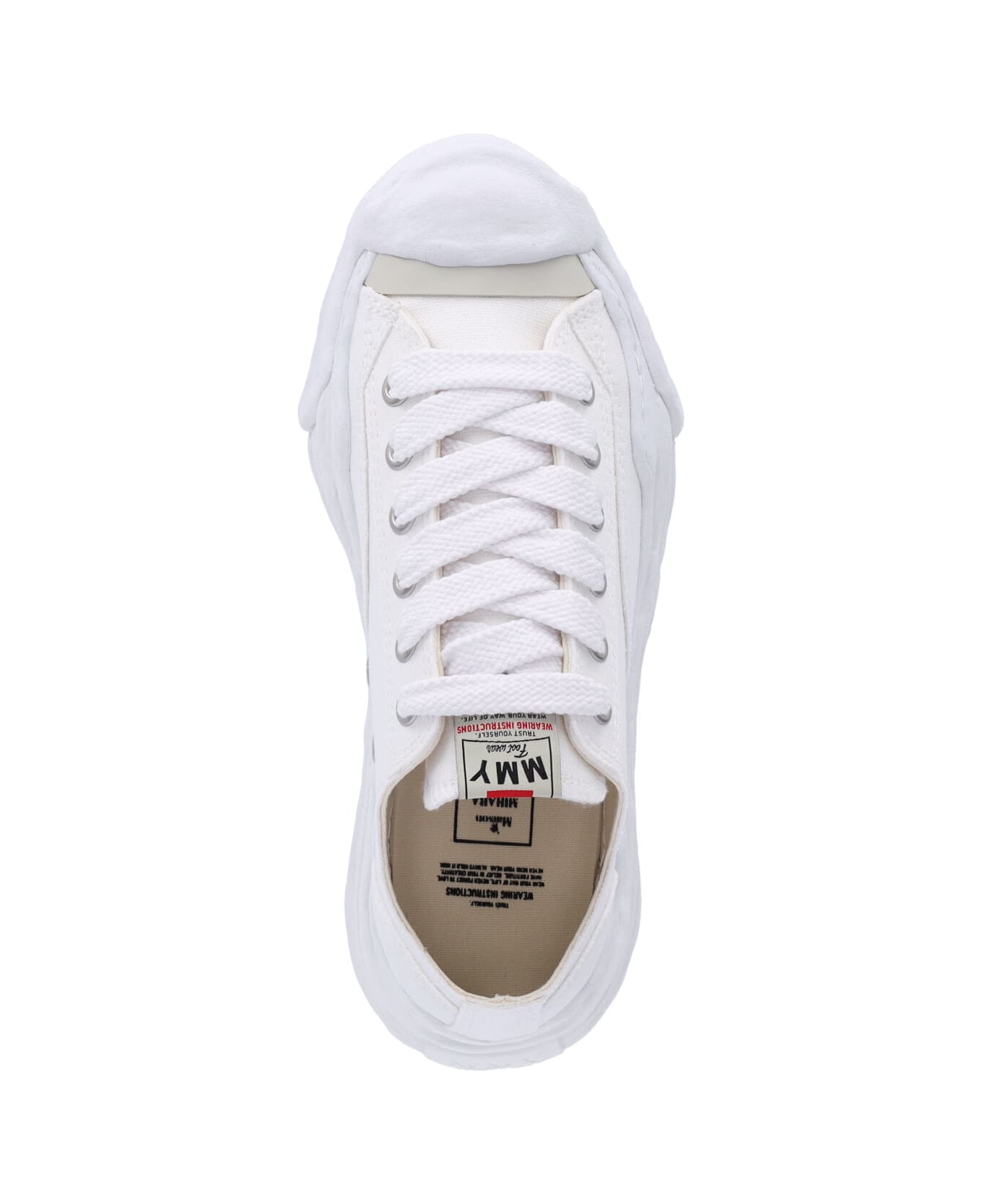 Mihara Yasuhiro 'og Hank' Low-top Sneakers - White